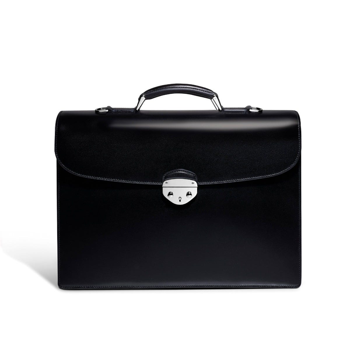 Hanover 2 Briefcase in Saddle Leather