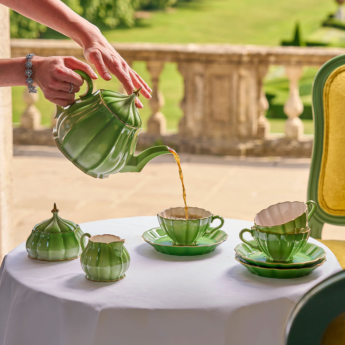 Melon Tea Set for 6