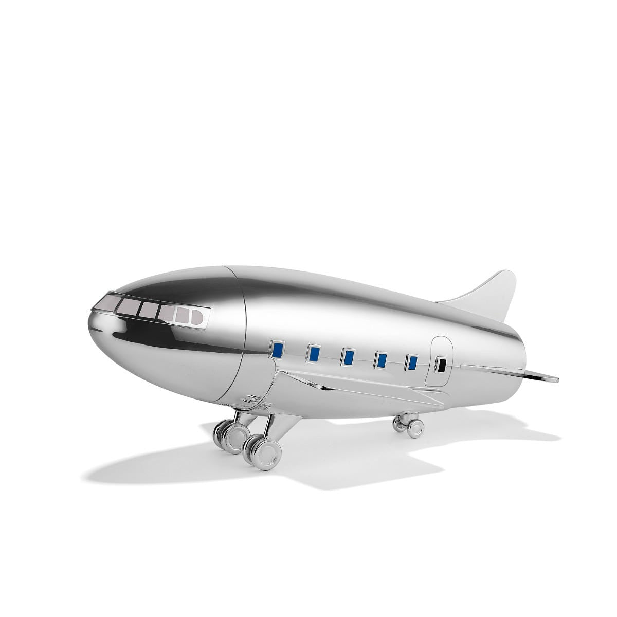Aeroplane Cocktail Shaker in Sterling Silver