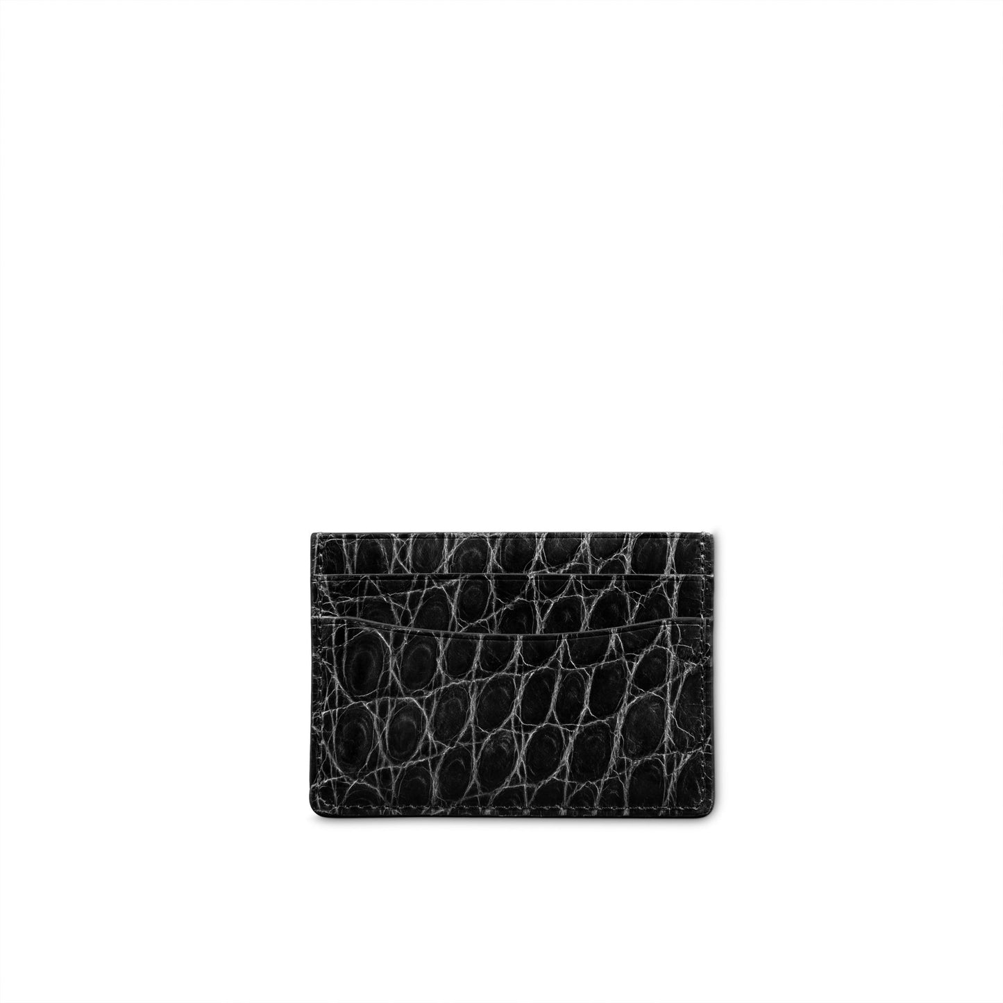 Bond Street Slip Card Holder in Crocodile