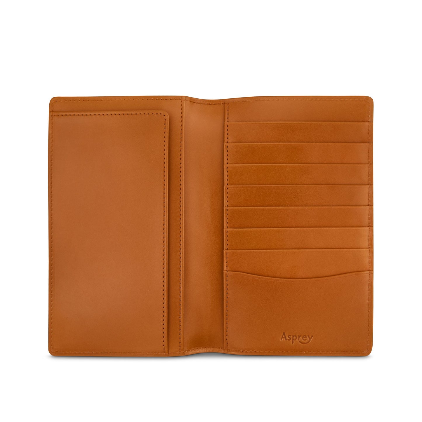 Hanover 8cc Coat Wallet in Saddle Leather