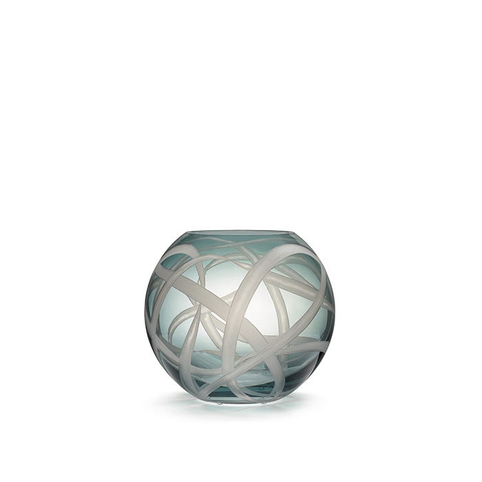 Ribbon Large Crystal Vase