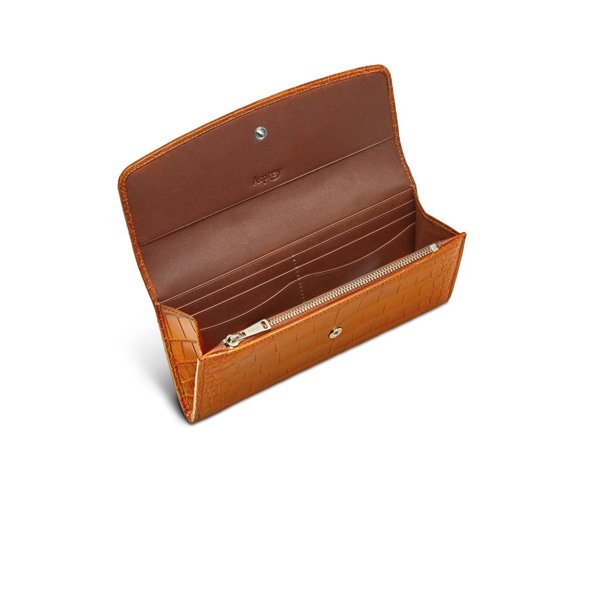 Grafton Continental Purse in Crocodile