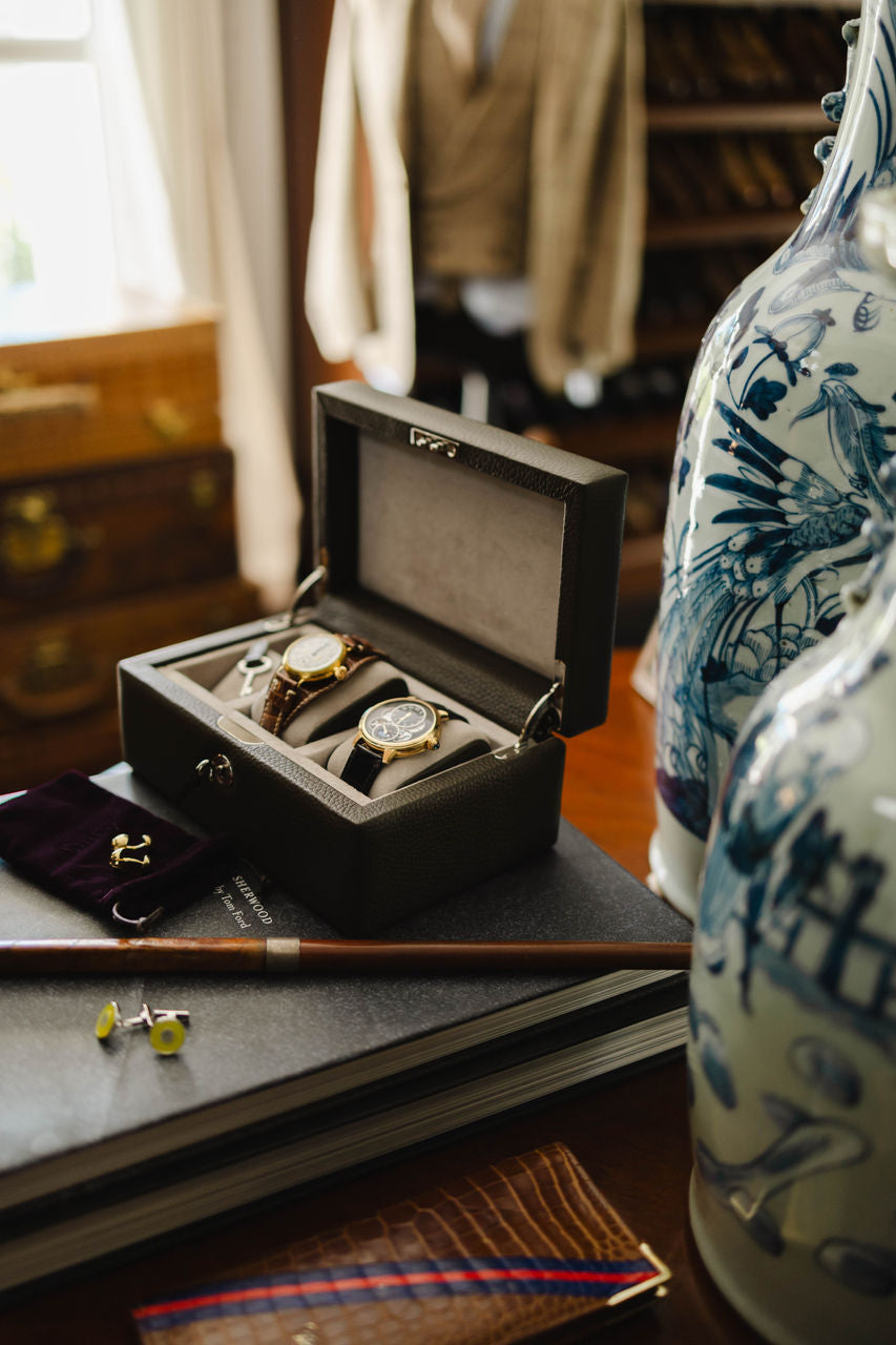 GMT Watch Box 6 in Soft Grain Leather