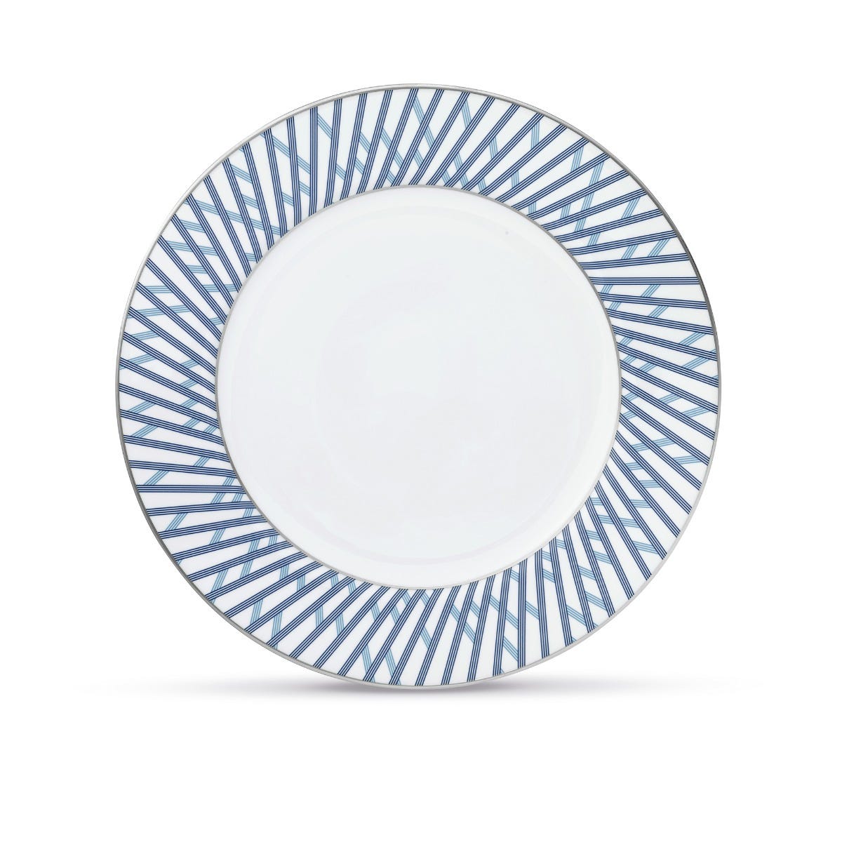 Graphic Blue Dinner Plate