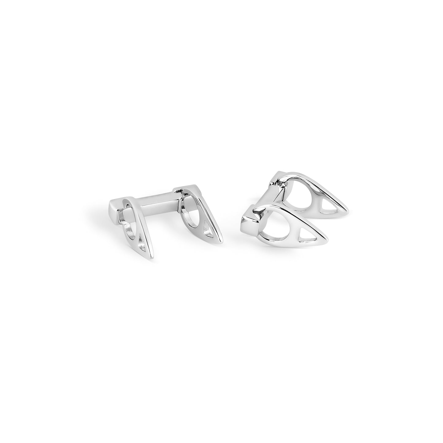 Flipping A Cufflinks in Sterling Silver