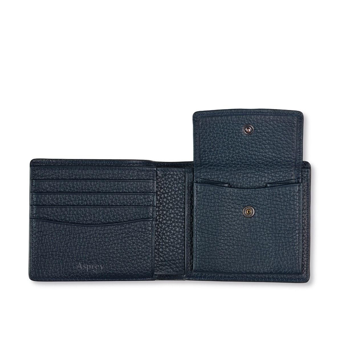 GMT Billfold Bi-colour Coin Wallet in Soft Grain Leather