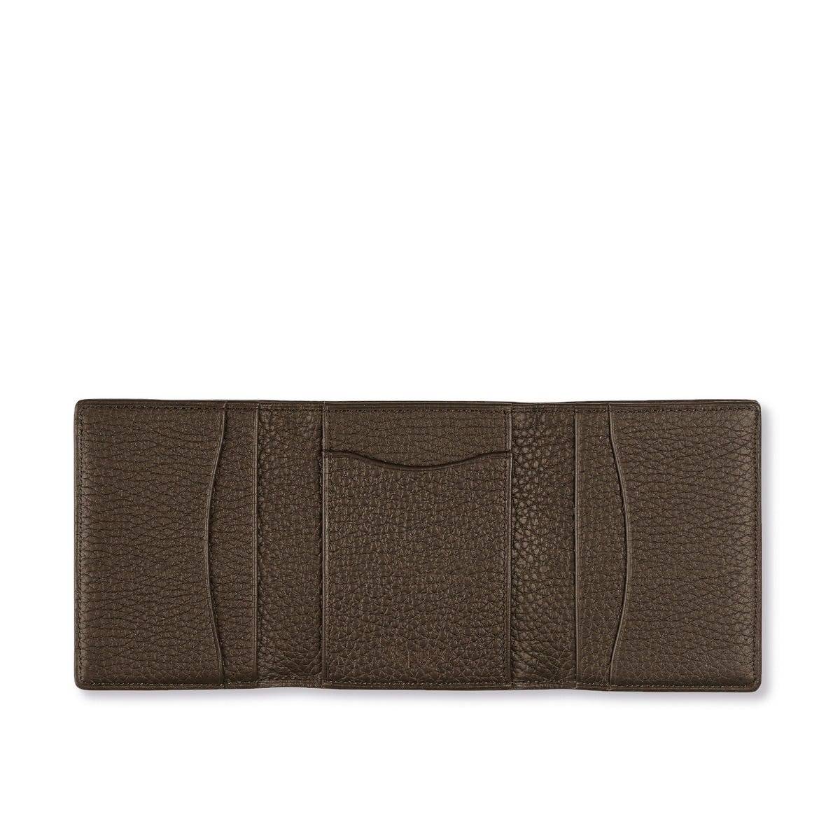 GMT Trifold Wallet in Soft Grain Leather
