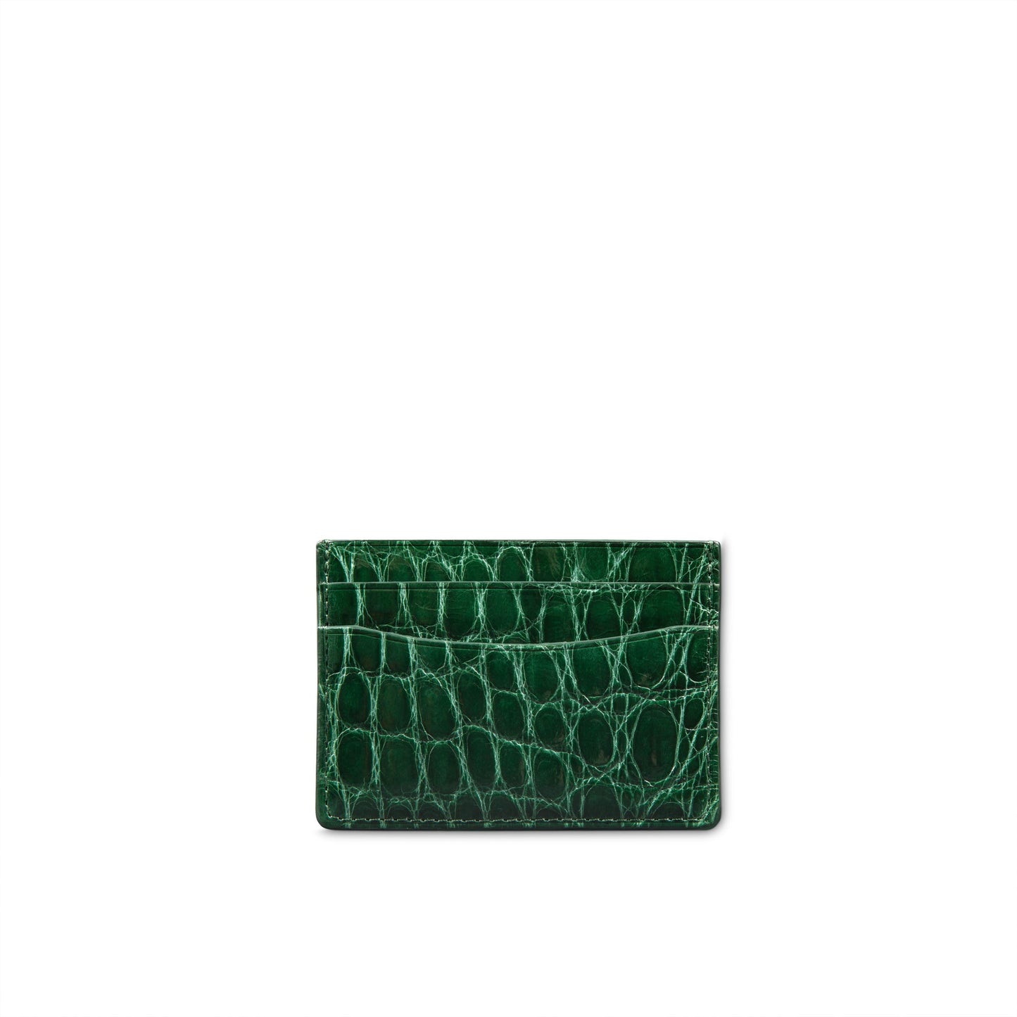 Bond Street Slip Card Holder in Crocodile