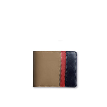 Hanover 8cc Billfold Wallet in Saddle Leather