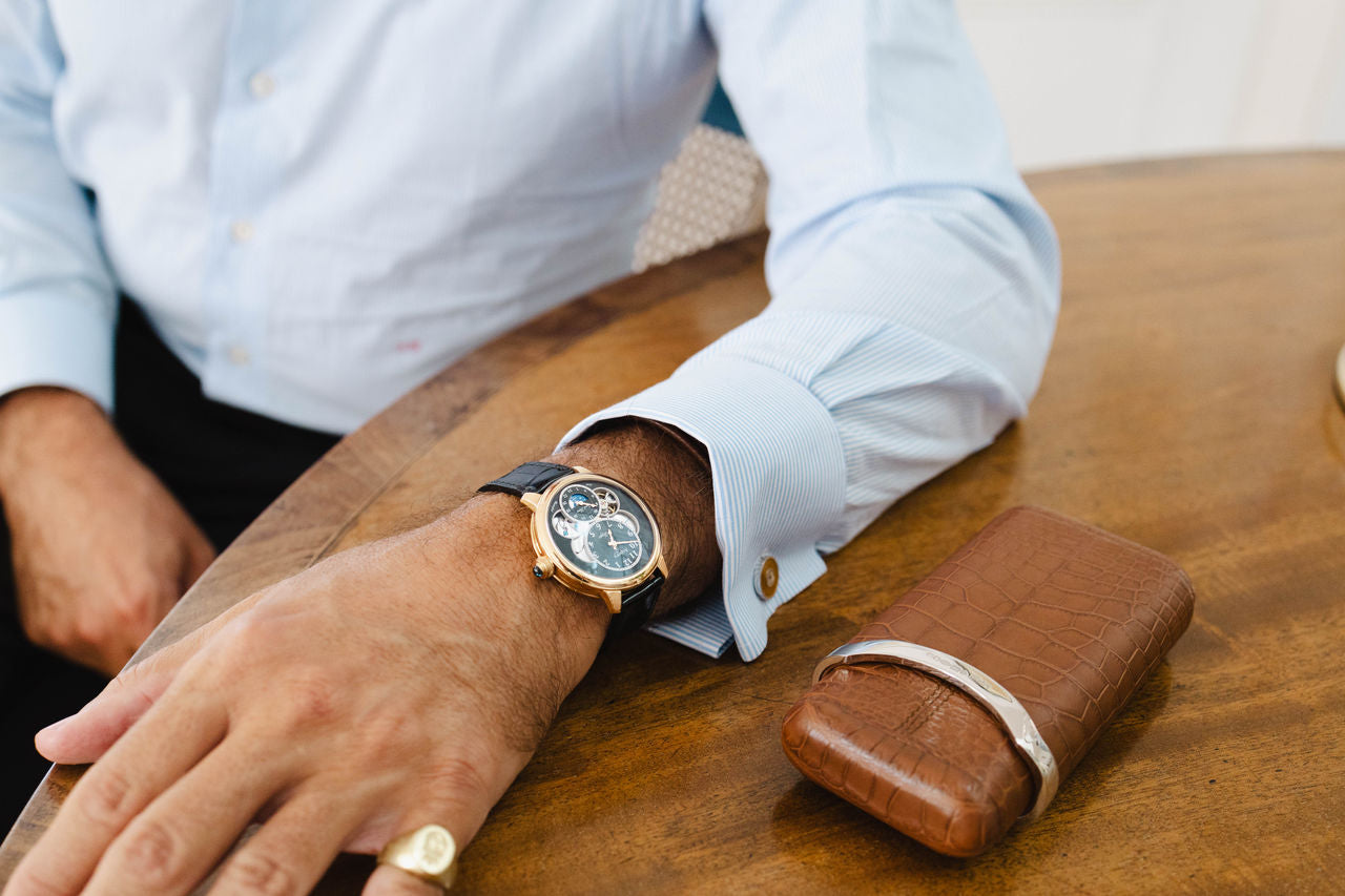 クロコダイルのボンドストリート シガーケース