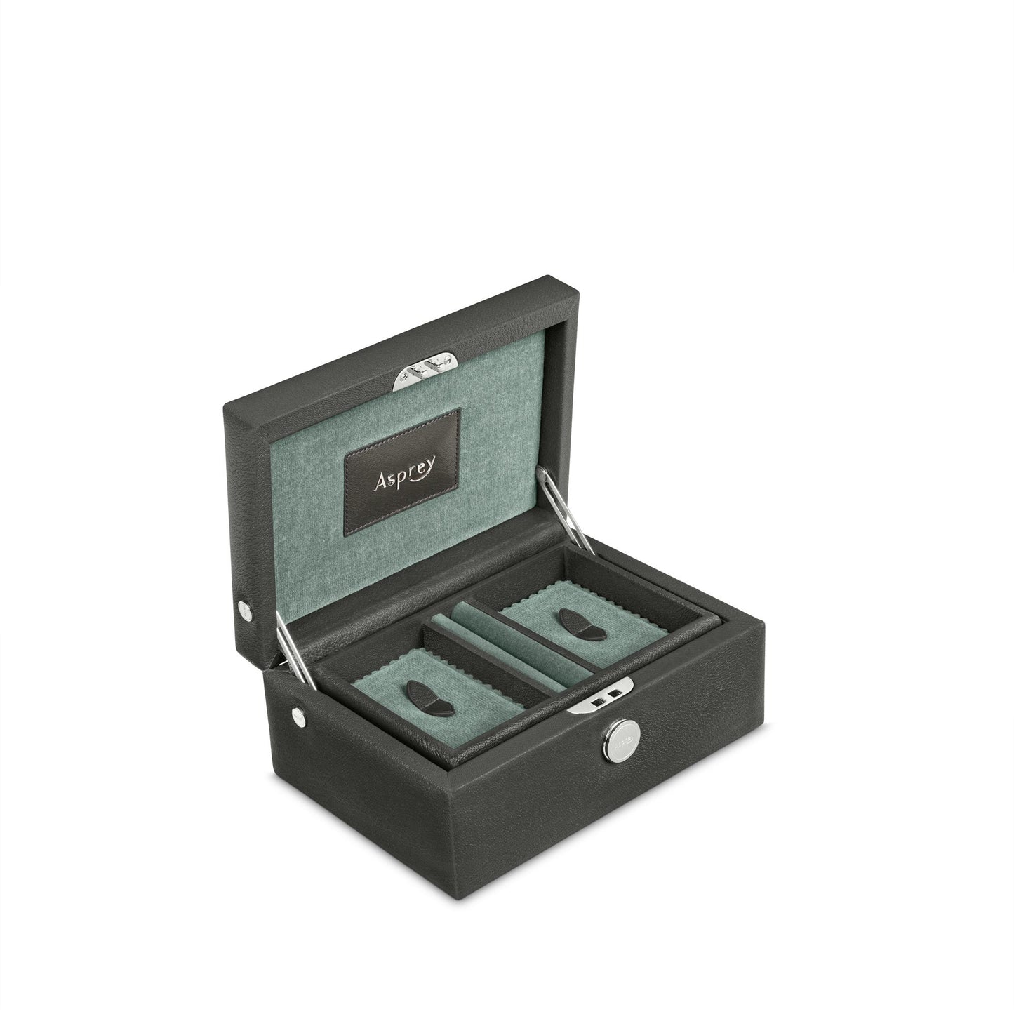 Leigh Jewel Box in Pebble Grain Leather