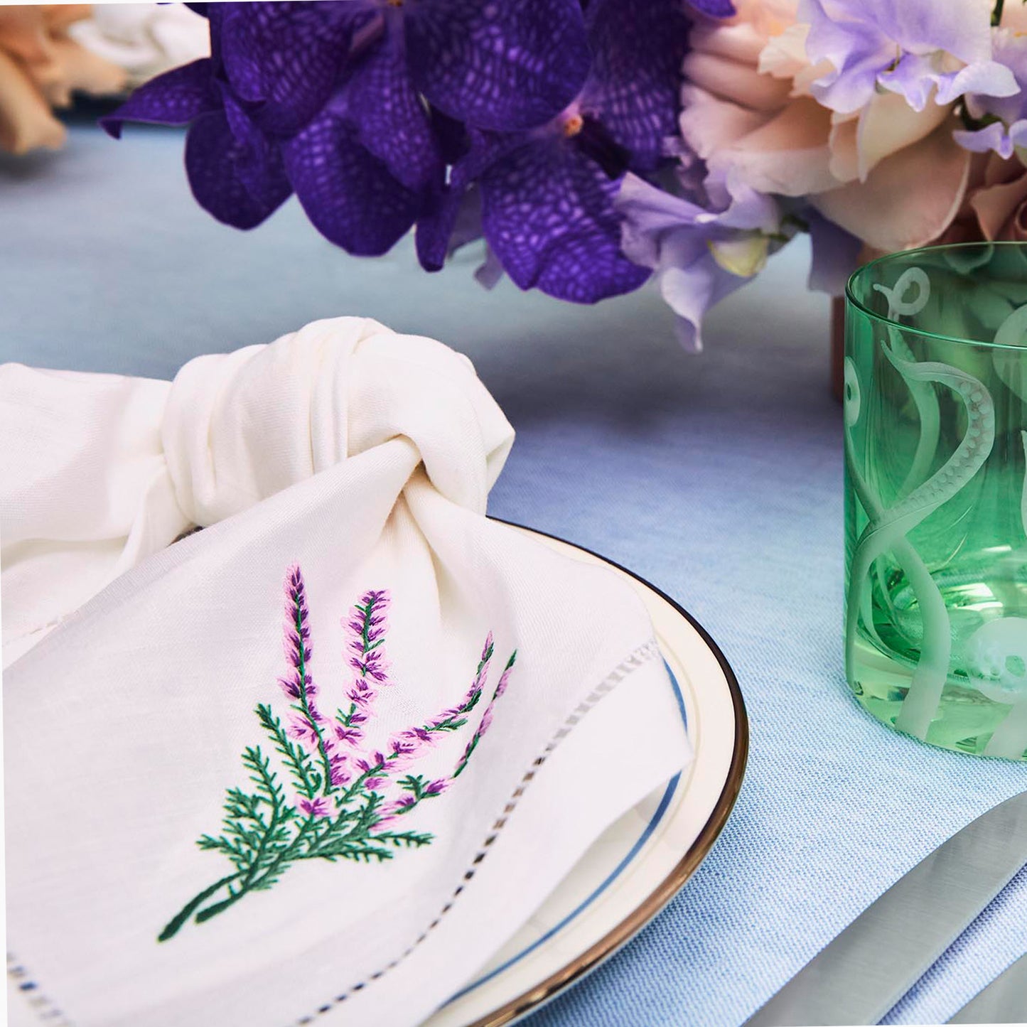 ヘザーリネンナプキン