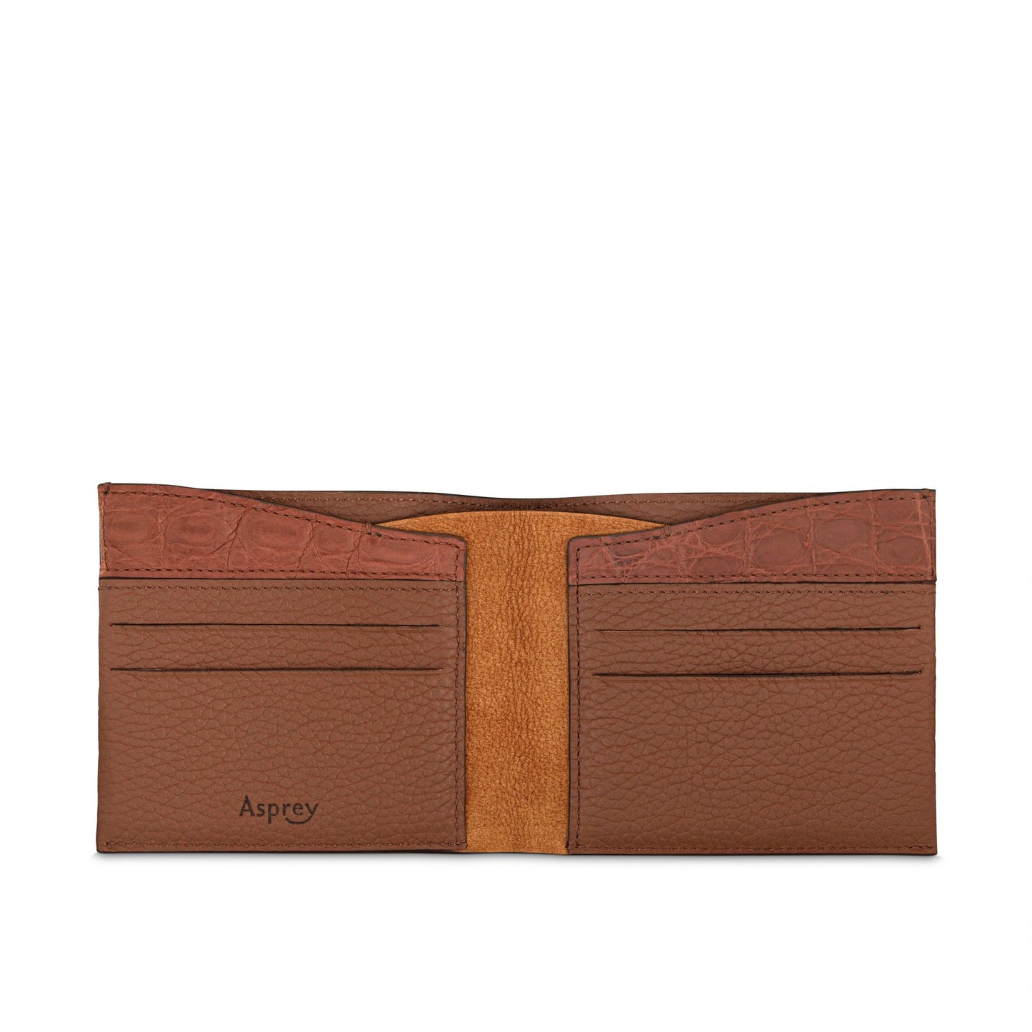 GMT Wallet in Soft Grain Leather & Crocodile