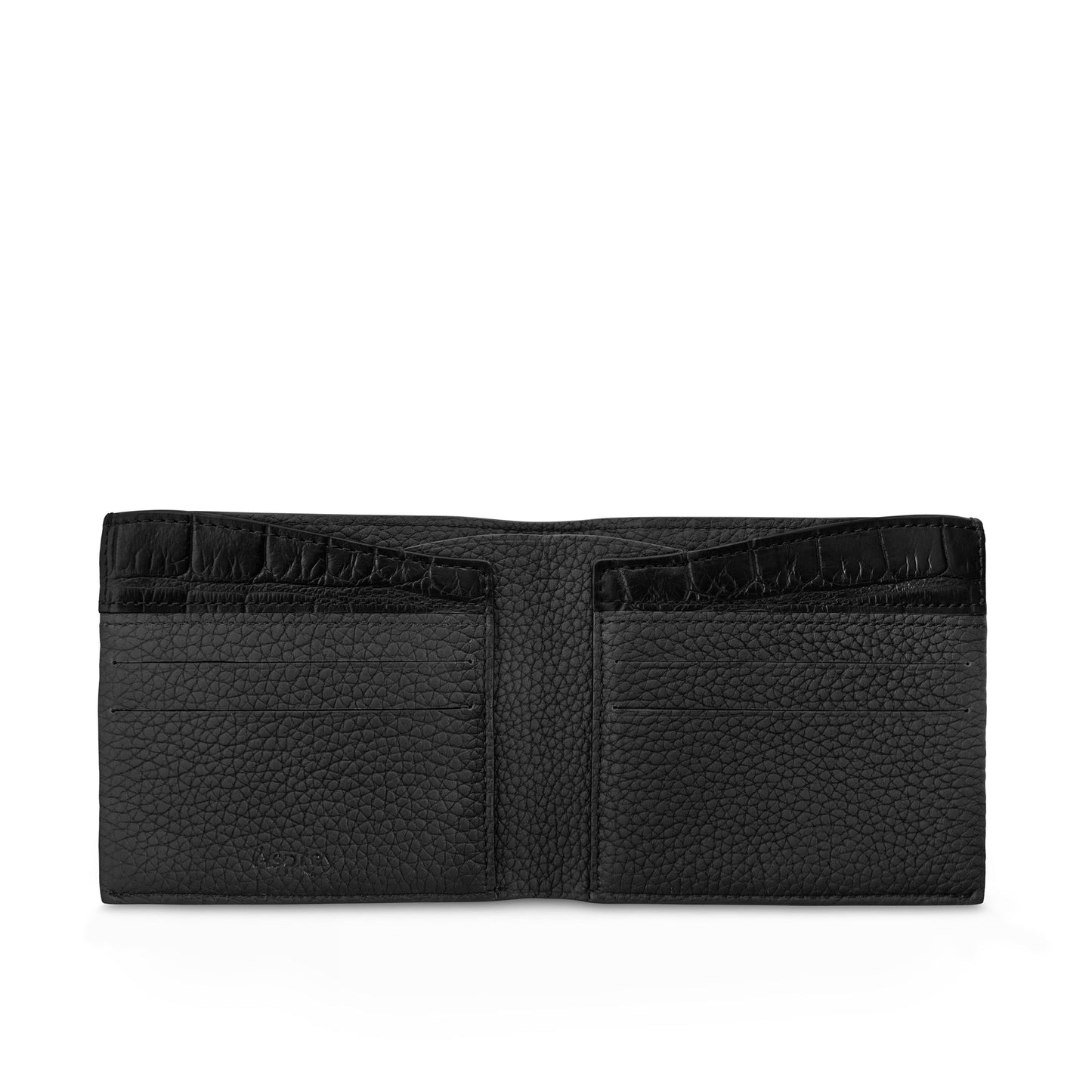 GMT Wallet in Soft Grain Leather & Crocodile