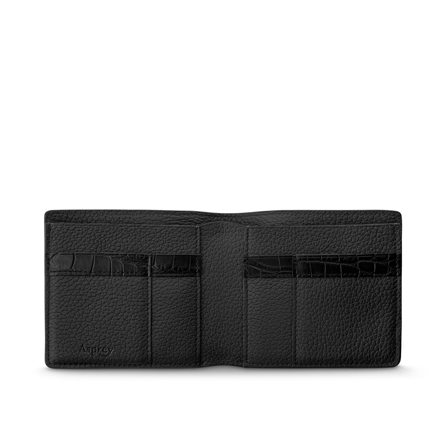 GMT 6cc Wallet in Soft Grain Leather & Crocodile