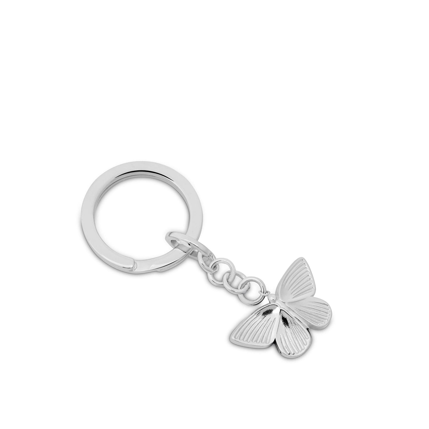 Butterfly Keyring in Sterling Silver & Enamel