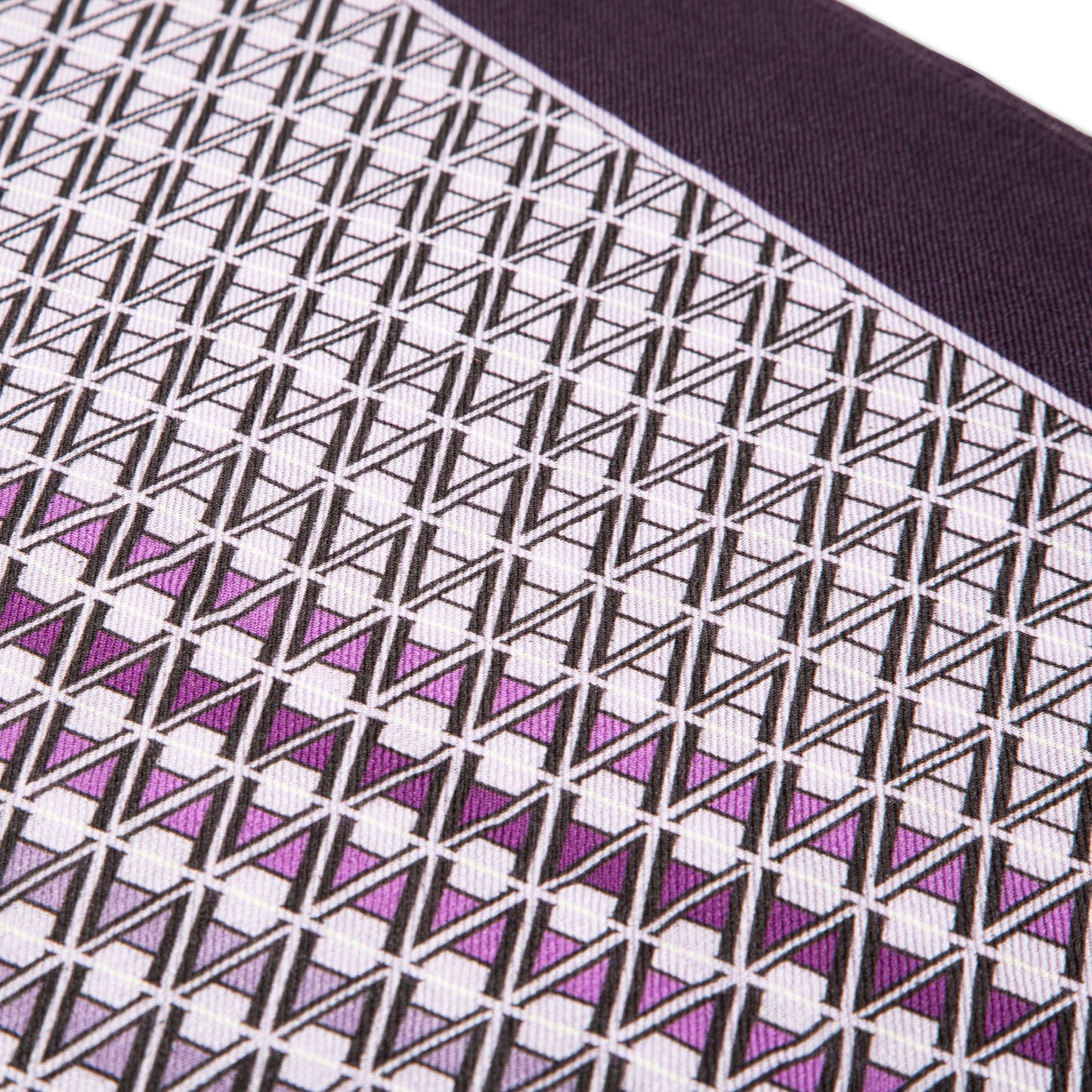 幾何学模様のカシミヤストール