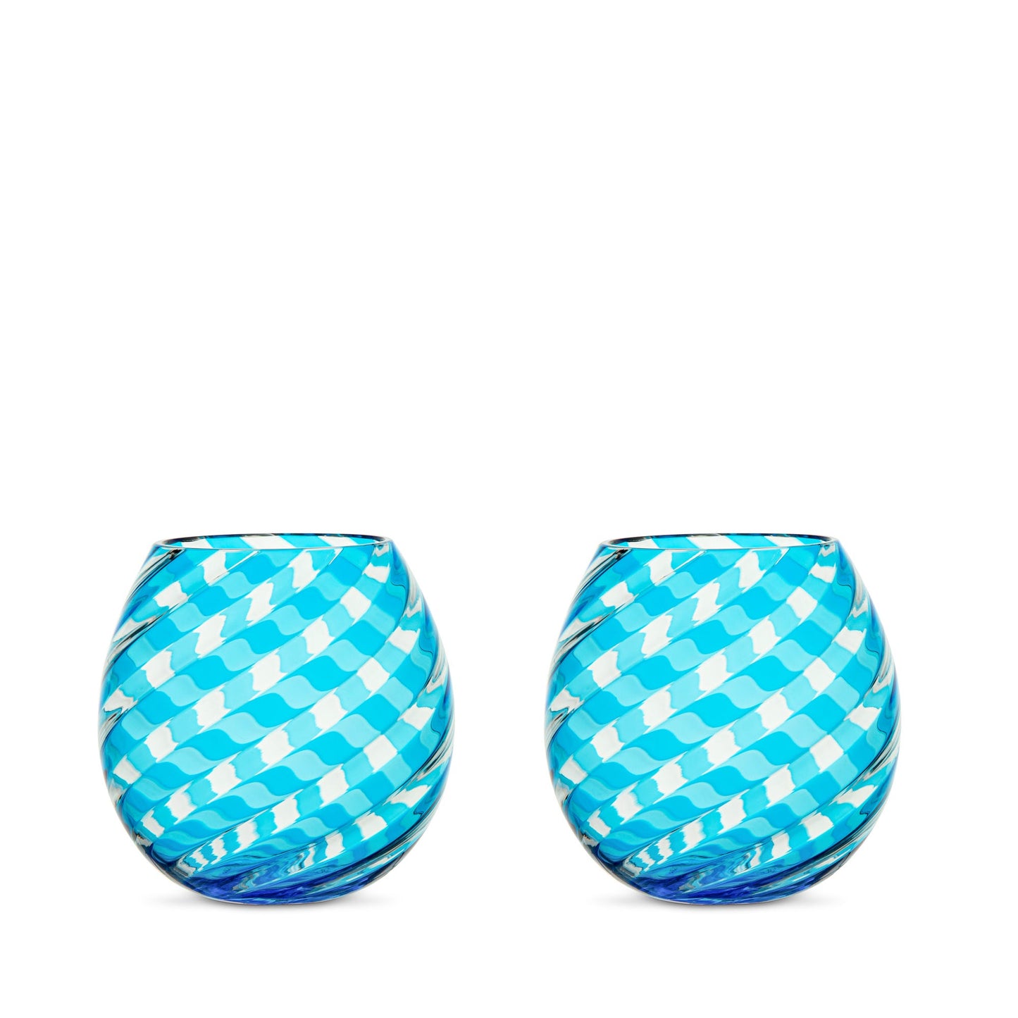 ムラーノガラス ティーライト/テーブル花瓶ペア