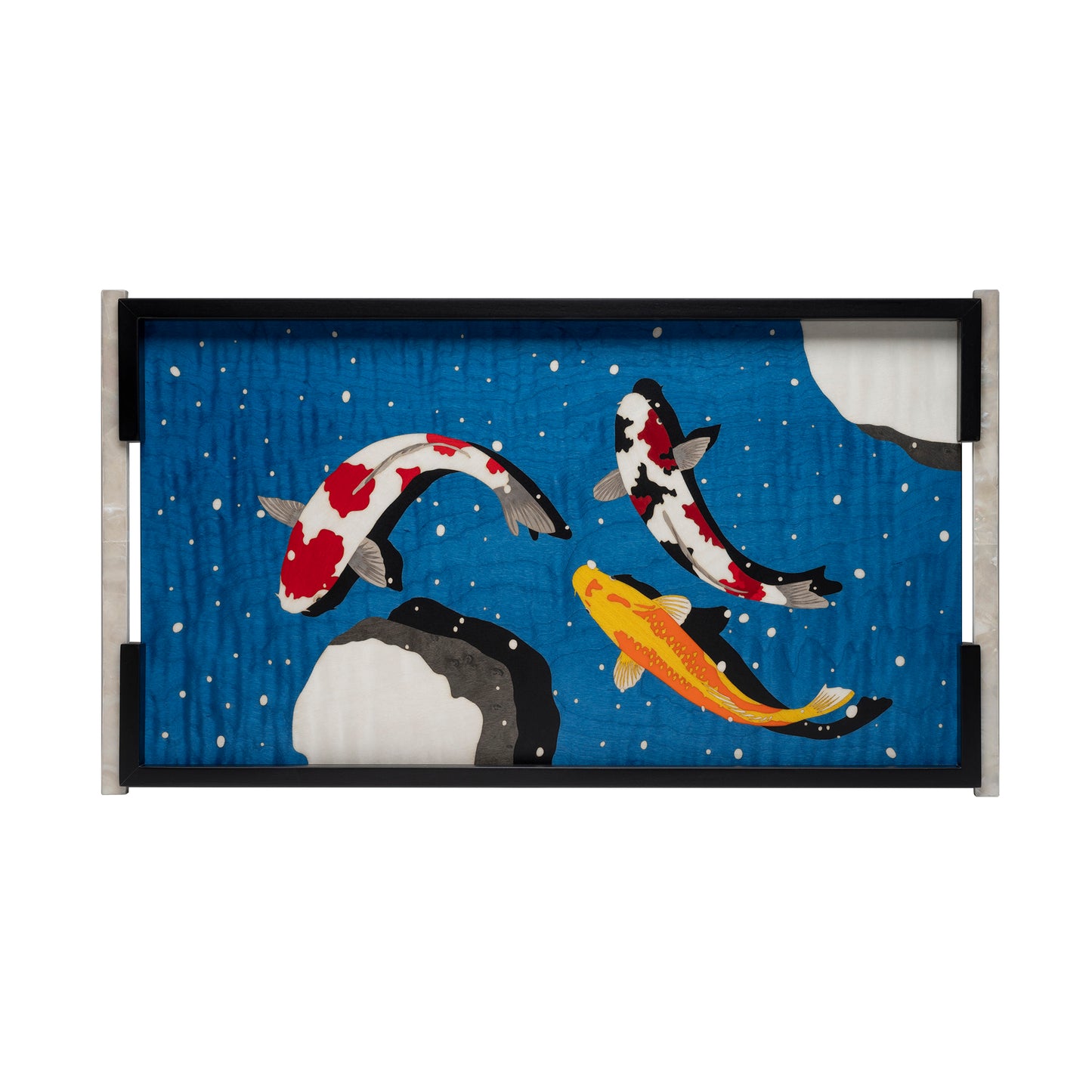 Koi Pond in the Snow Tray (with Koi Trio)
