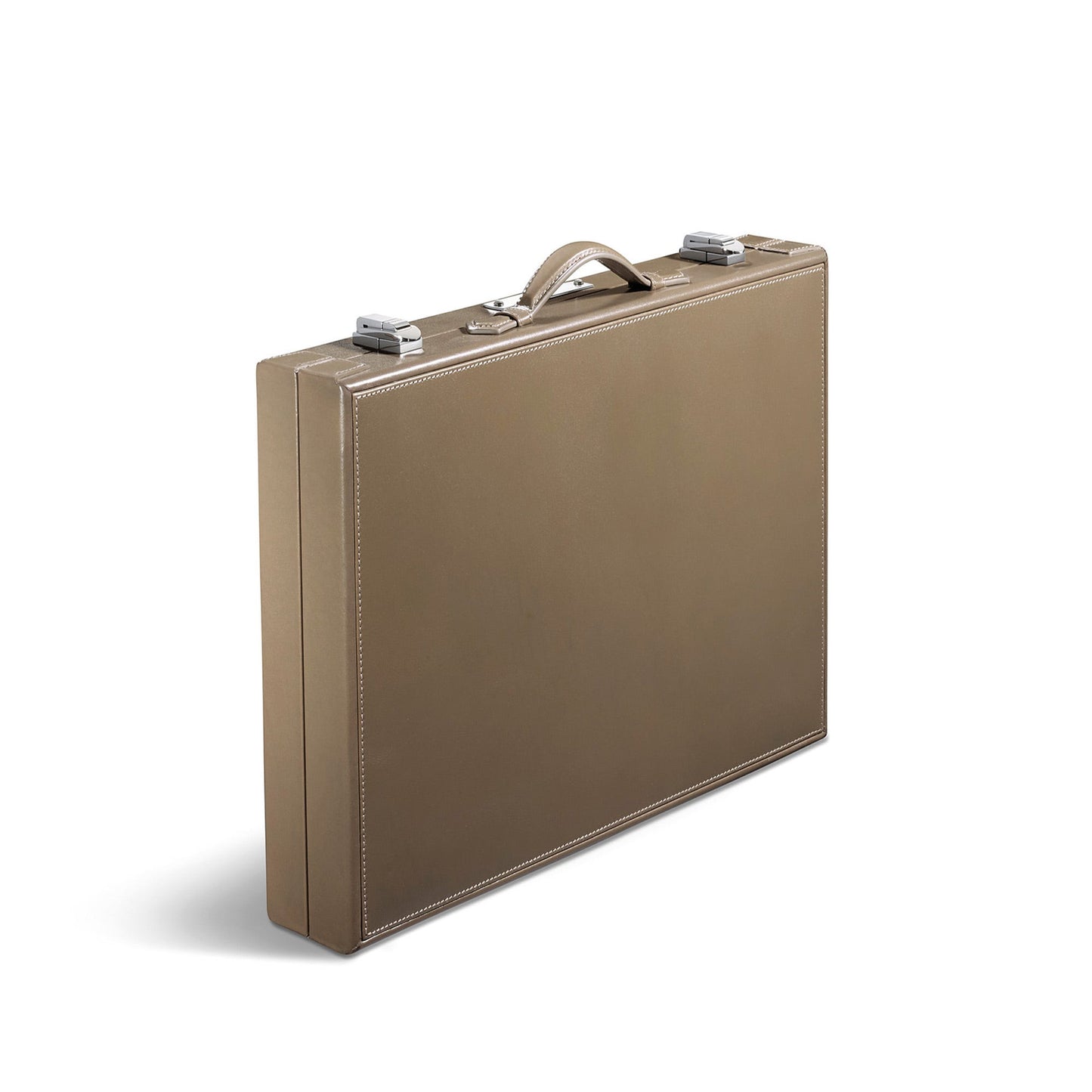 Hanover Large Backgammon in Saddle Leather