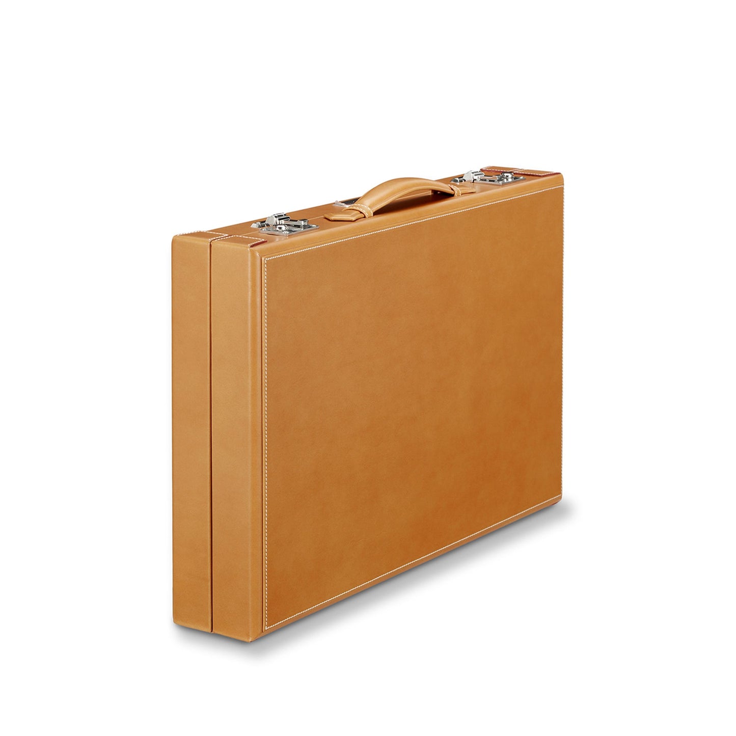 Hanover Large Backgammon in Saddle Leather