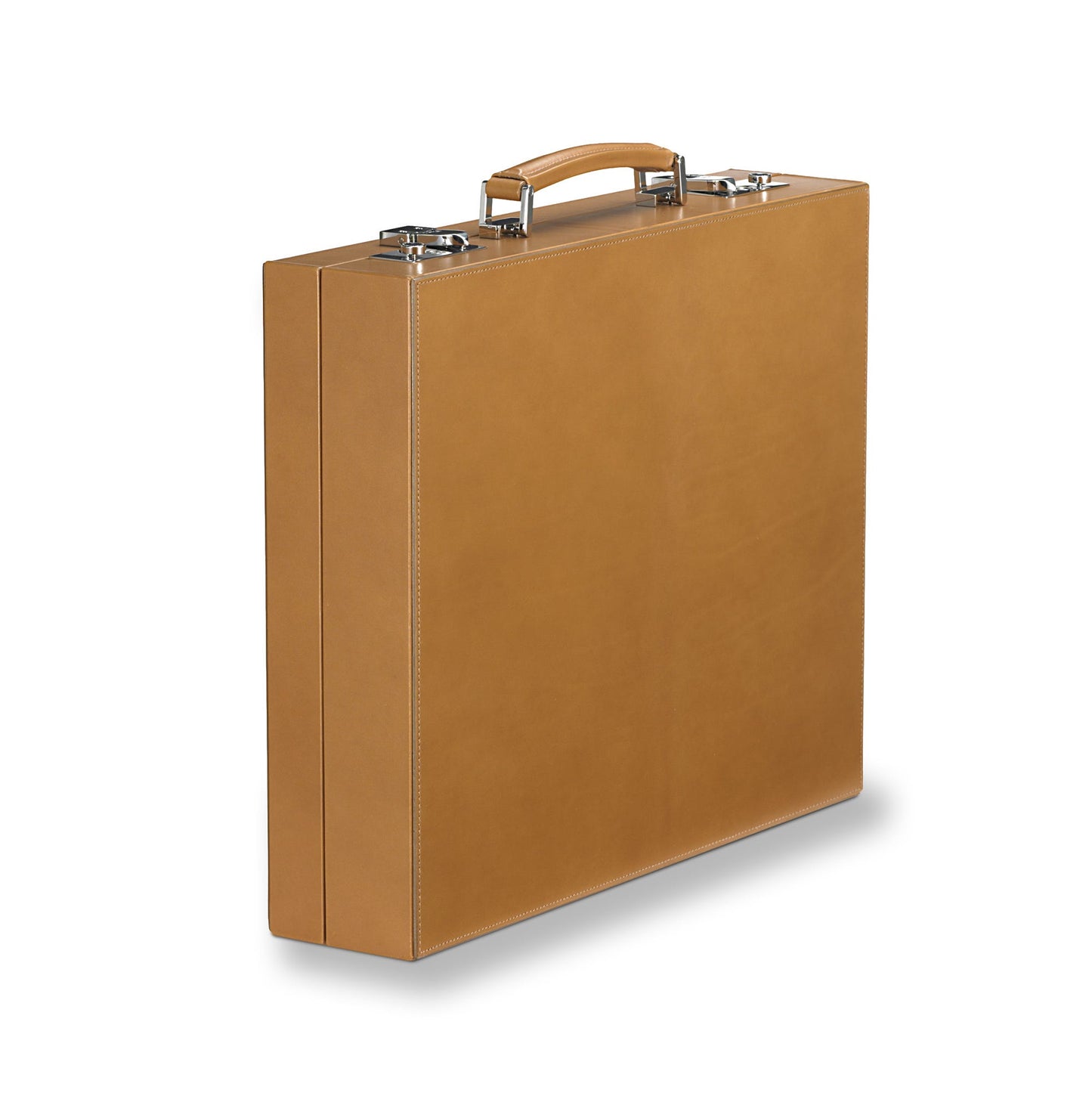 Hanover Chess Board Set in Saddle Leather