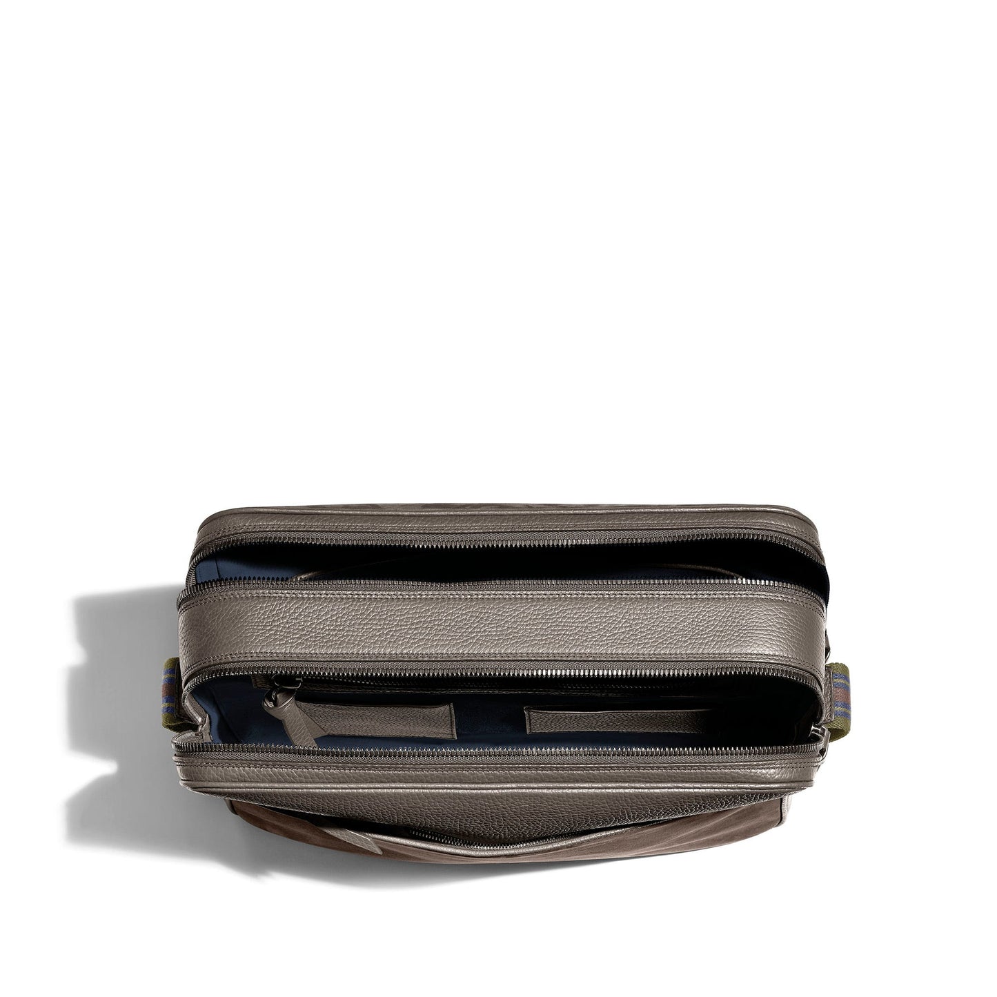 GMT Messenger in Soft Grain Leather & Nubuck