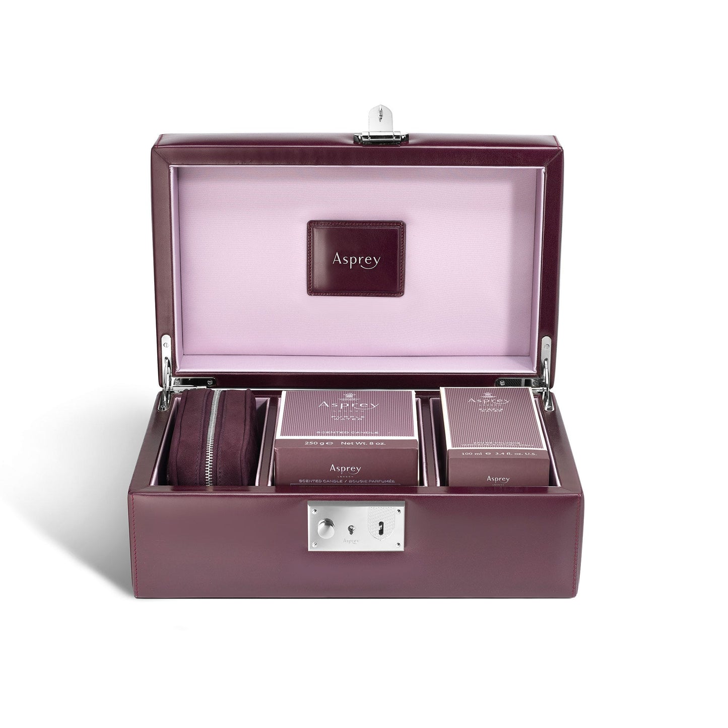 Hanover Purple Water Box in Saddle Leather