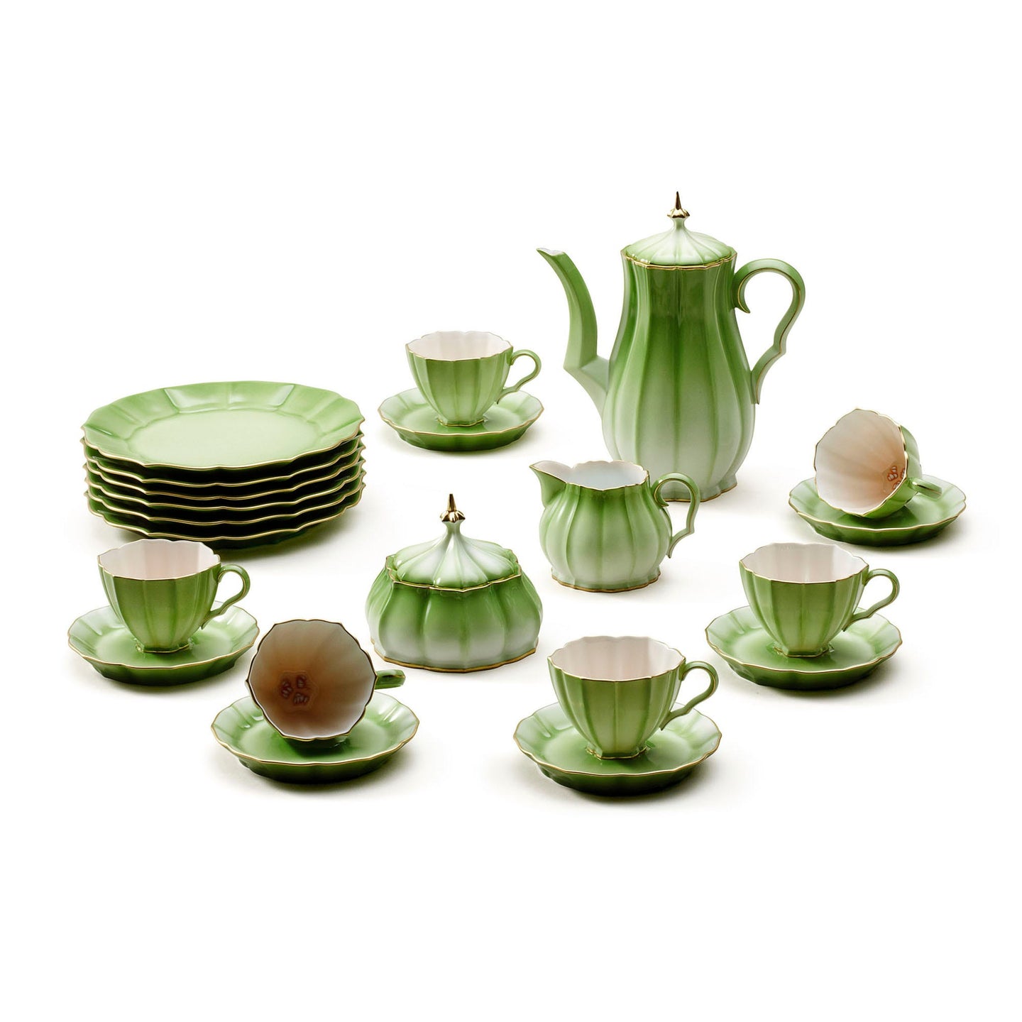 Melon Coffee Set for 6