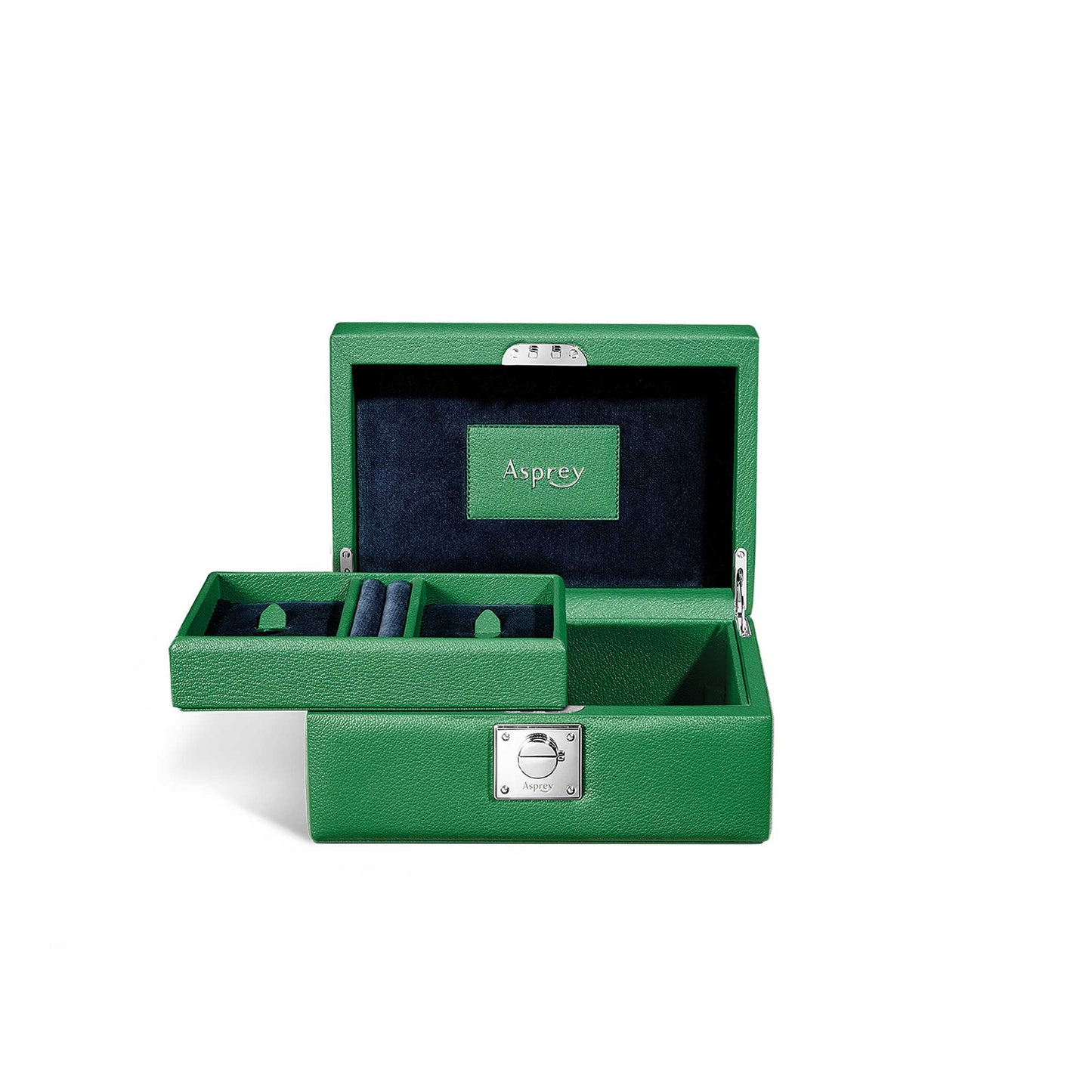 Leigh Jewel Box in Pebble Grain Leather