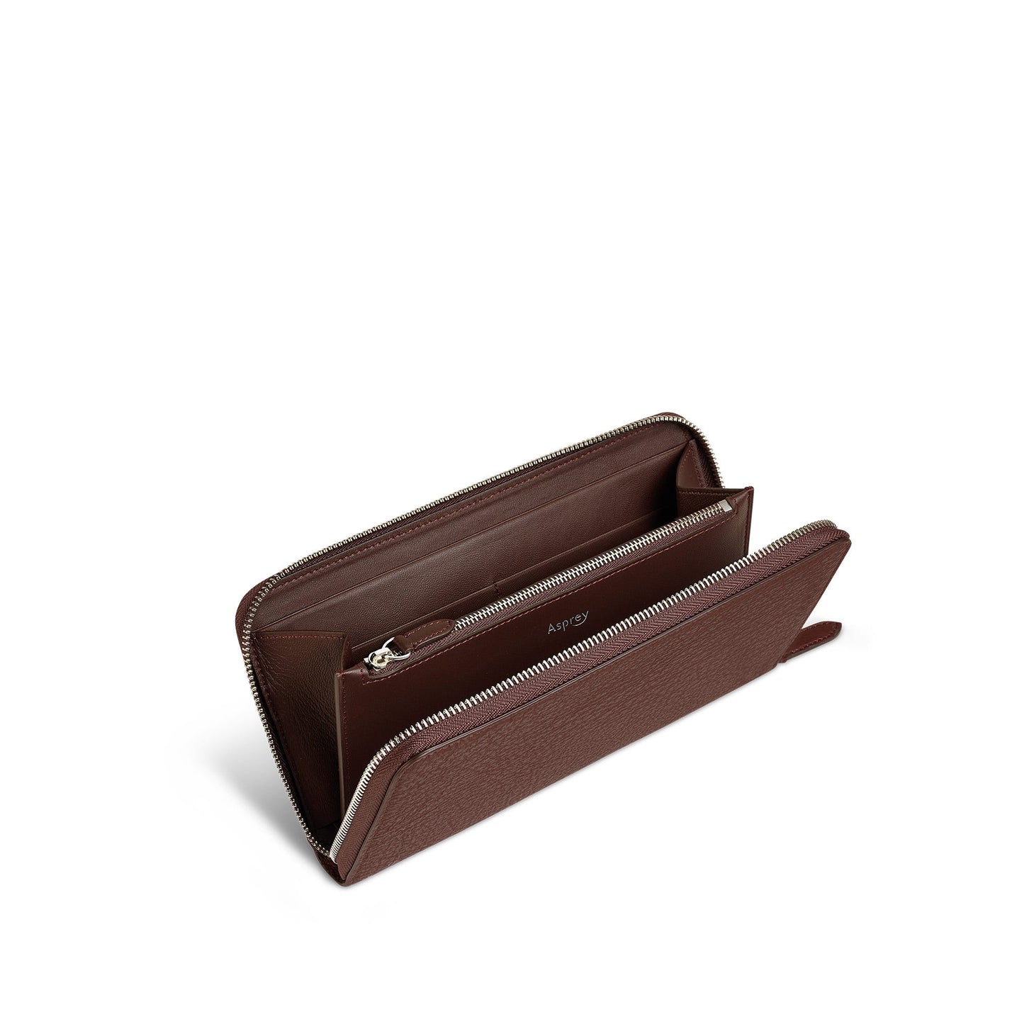 Bond Street Zip Travel Wallet in Sharkskin