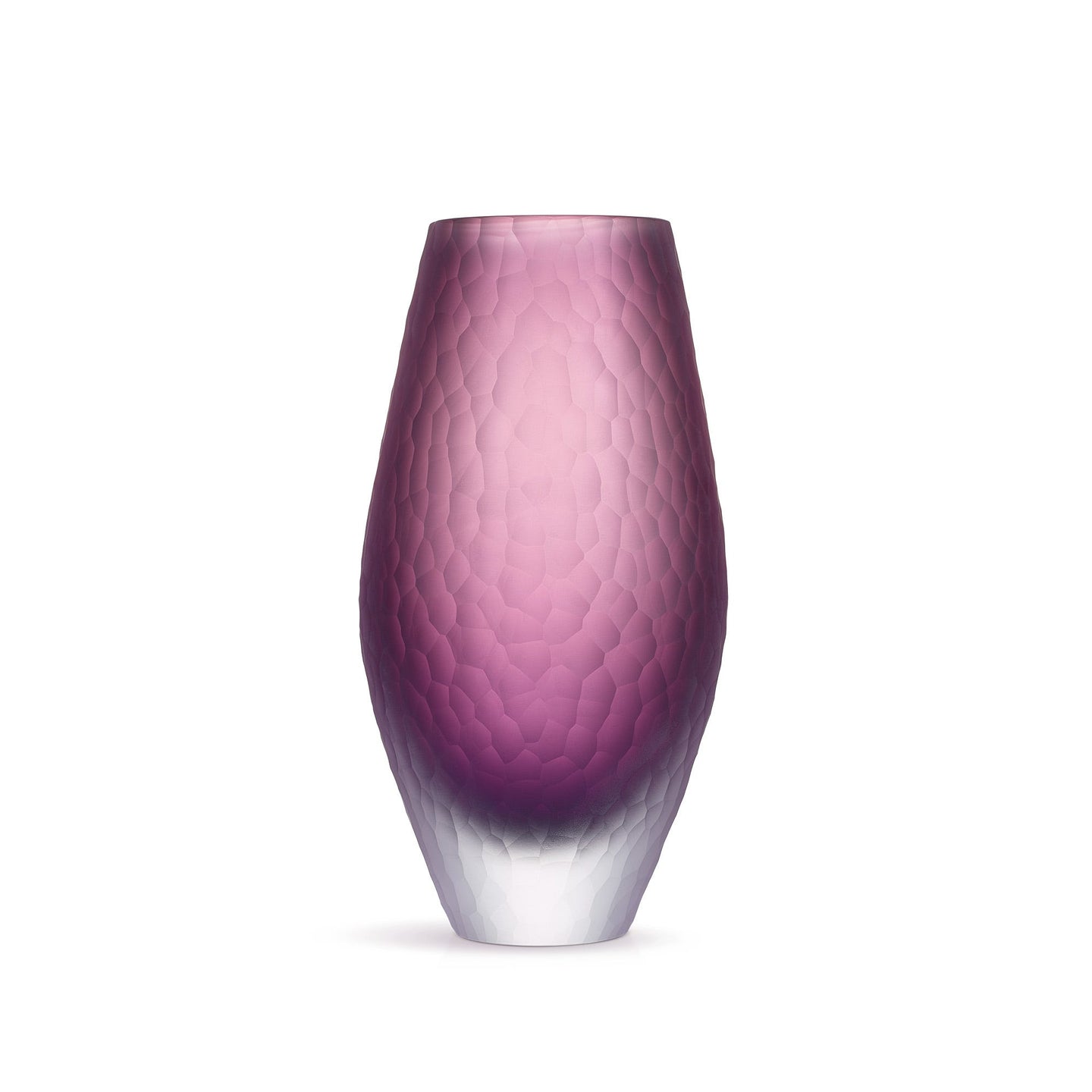 Hammered Crystal Vase