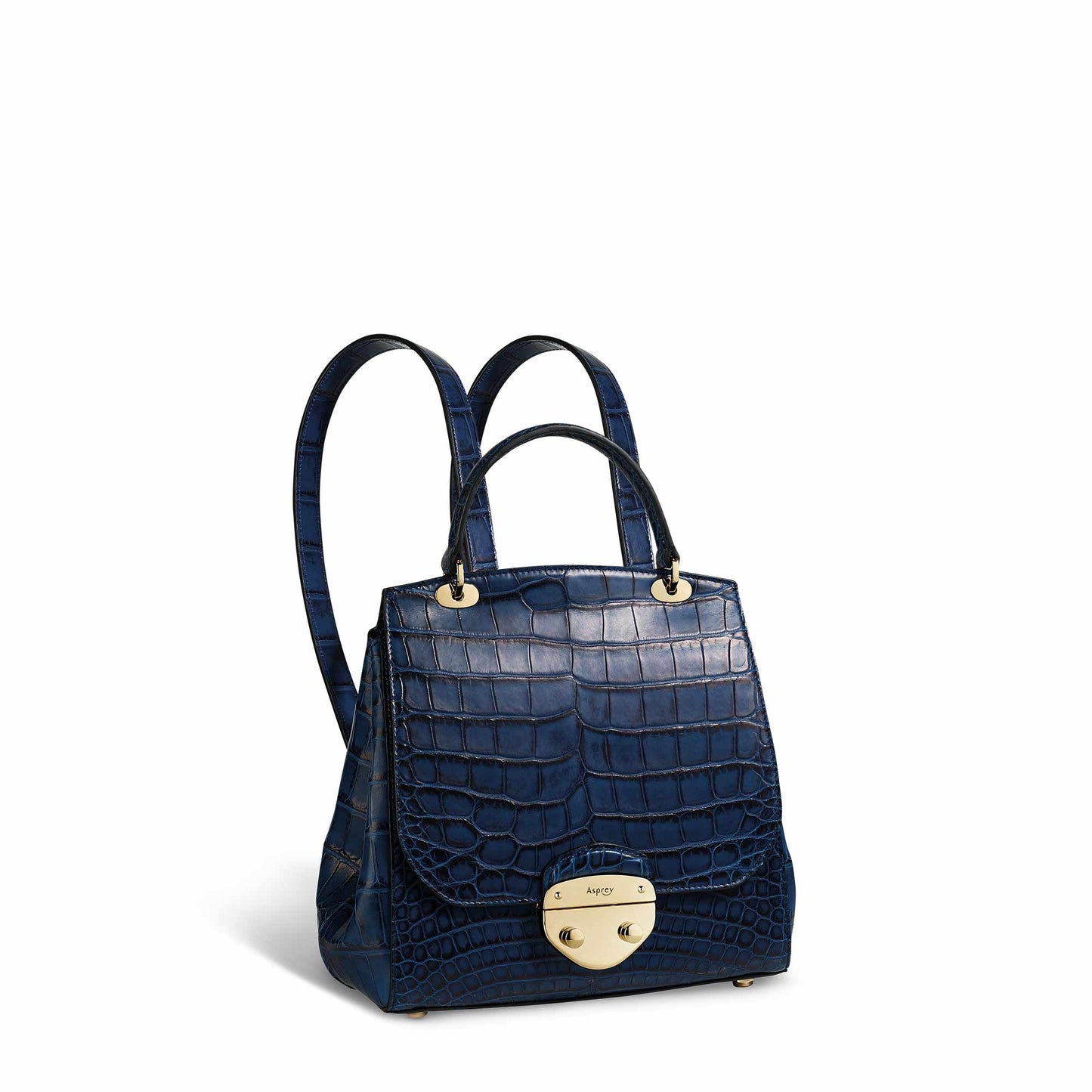 Belle Backpack in Crocodile