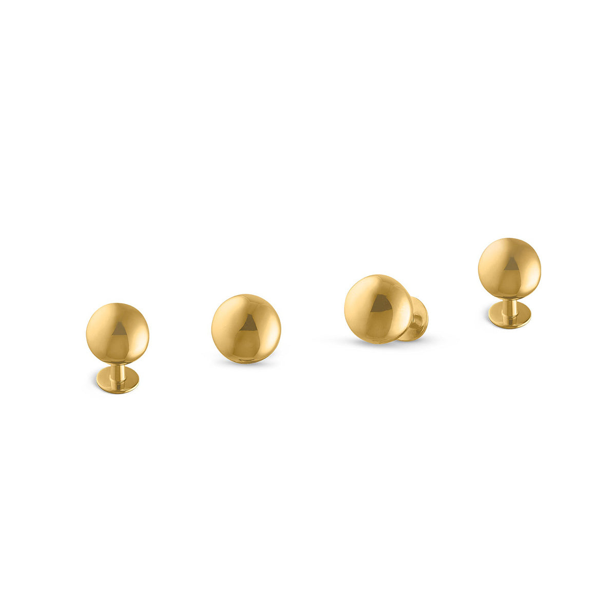 Dress Studs in 18ct Yellow Gold – Asprey London