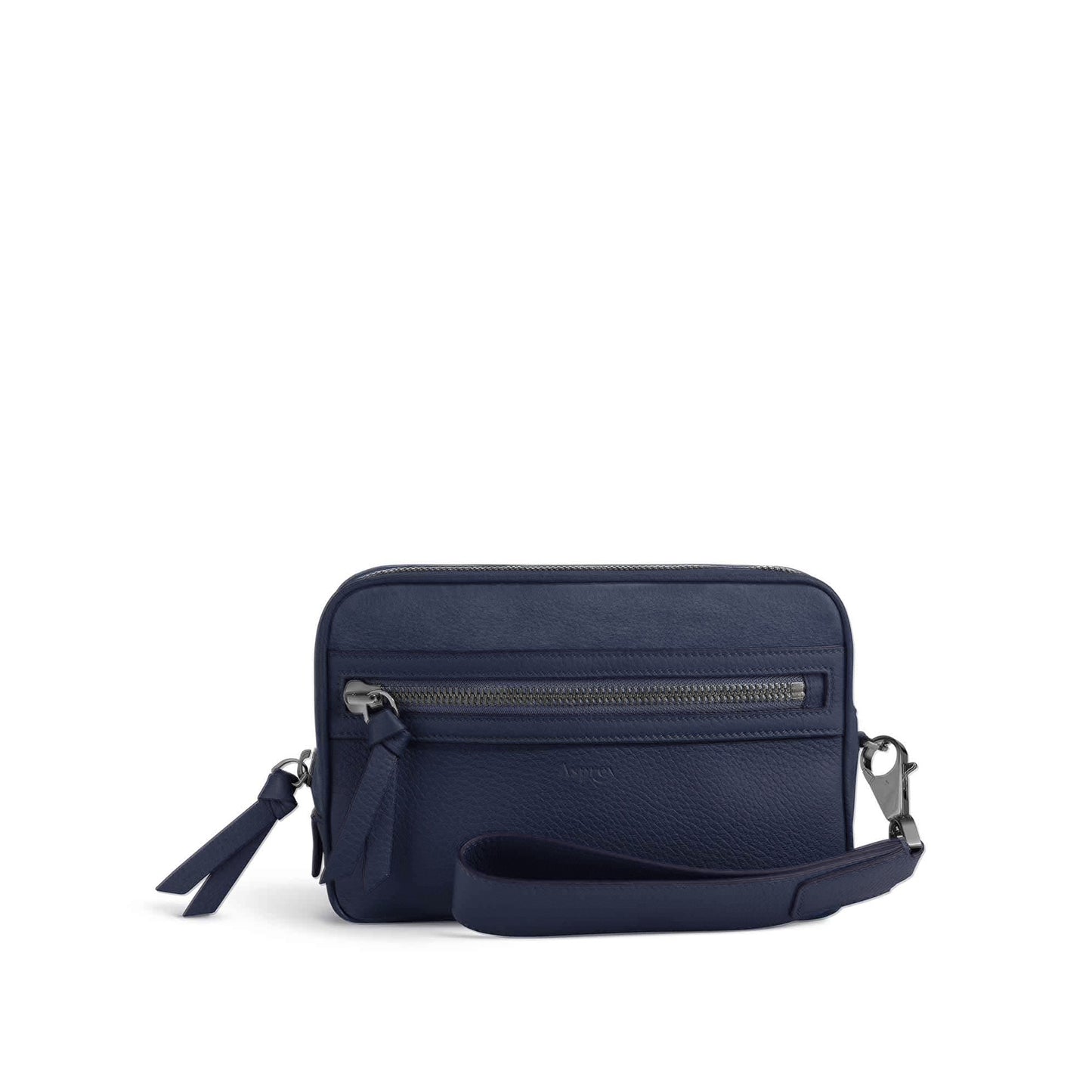 GMT Small Messenger Bag in Soft Grain Leather and Nubuck