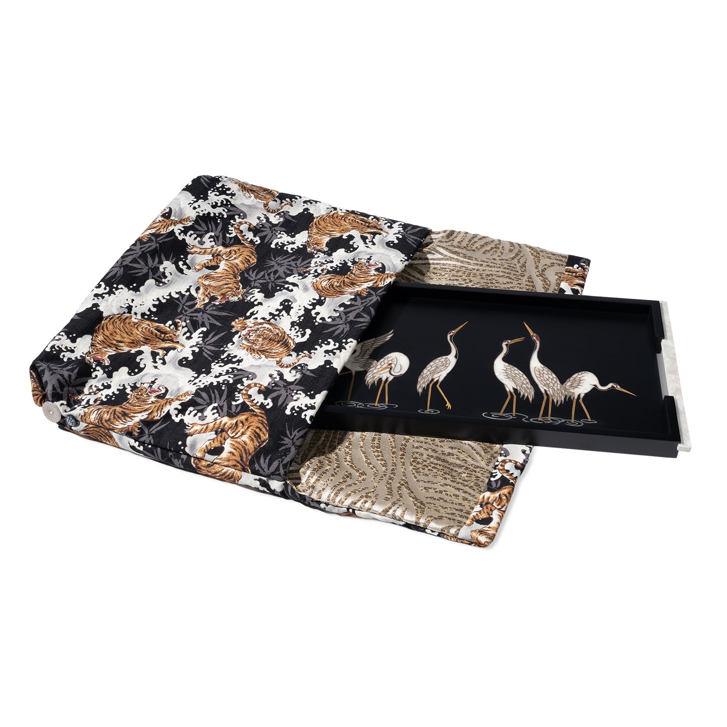 Grazing Cranes Tray
