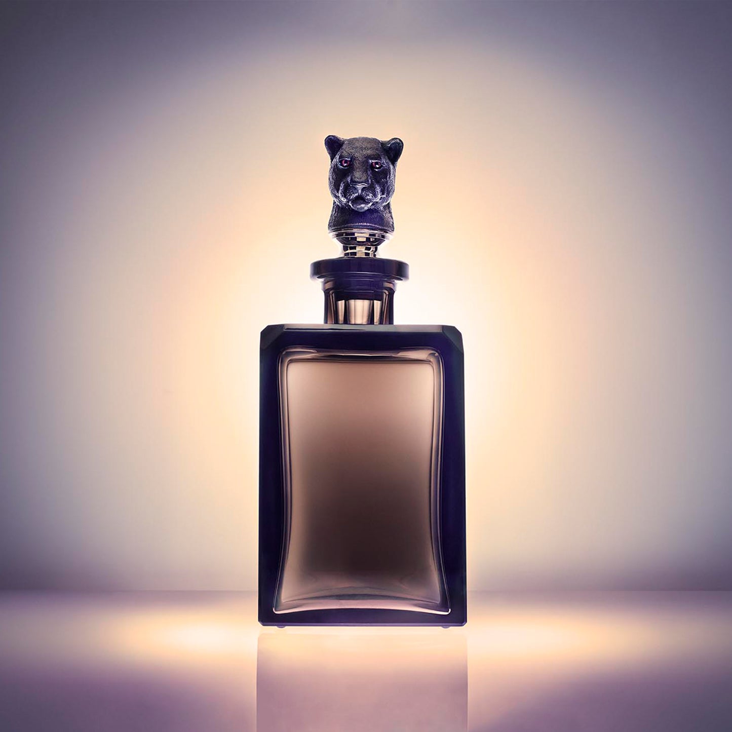 Panther Head Decanter