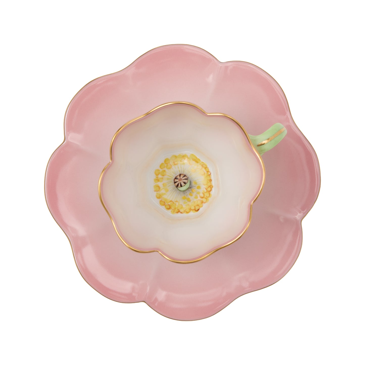 Poppy Porcelain Tea/Coffee Set for 6