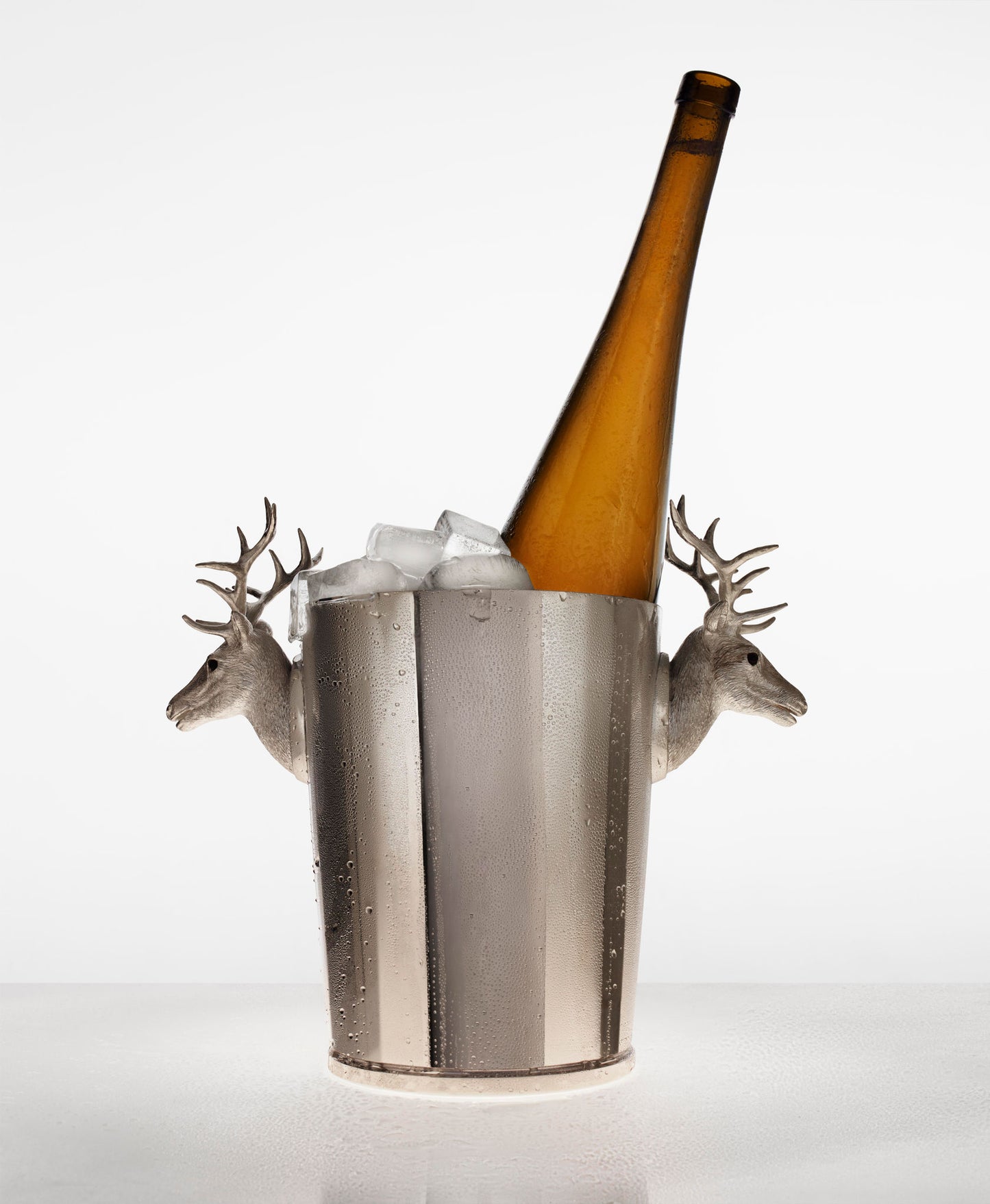 Stag Ice Bucket in Sterling Silver
