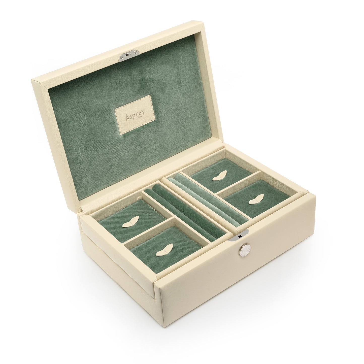 Cantilever Jewel Box in Pebble Grain Leather