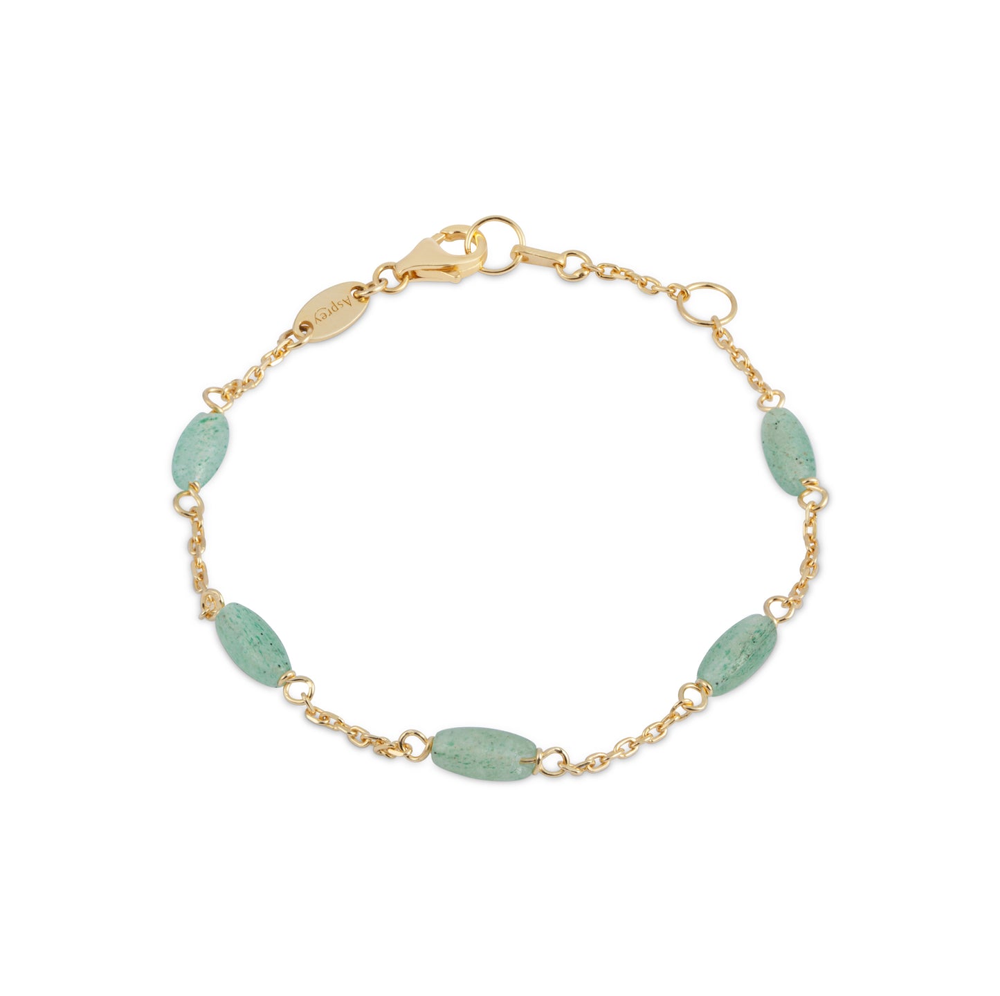 Christmas Cracker with Sterling Silver Gilt & Aventurine Bracelet