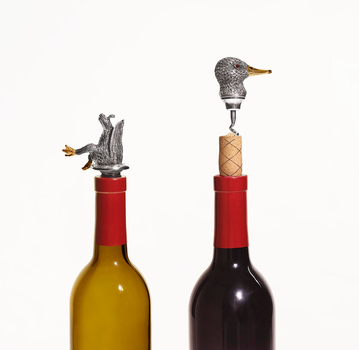 Duck Head Corkscrew in Sterling Silver
