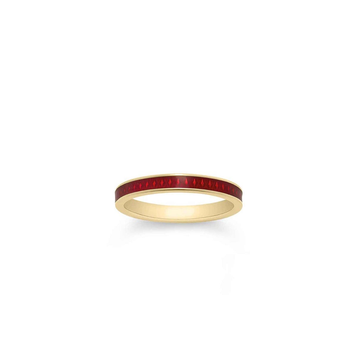 167 Enamel Ring in 18ct Yellow Gold