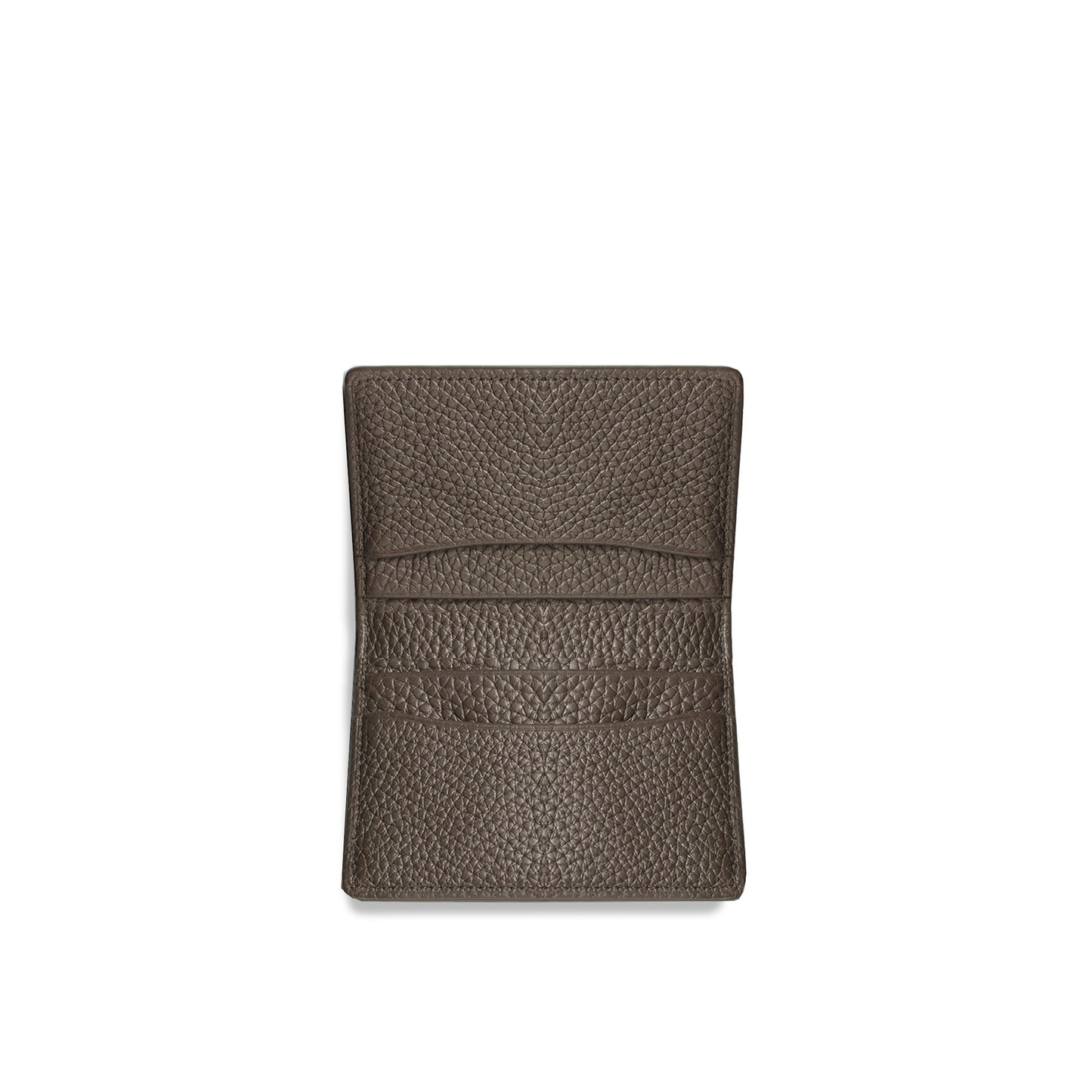 GMT フラット カード ホルダー ソフト グレイン レザー