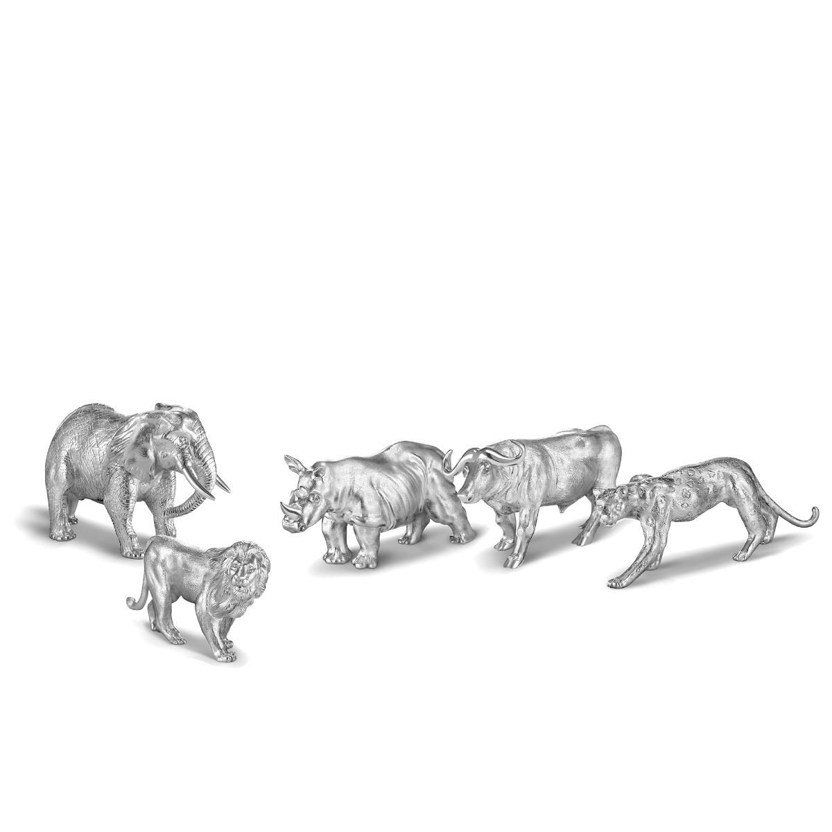 Lion Figurine in Sterling Silver