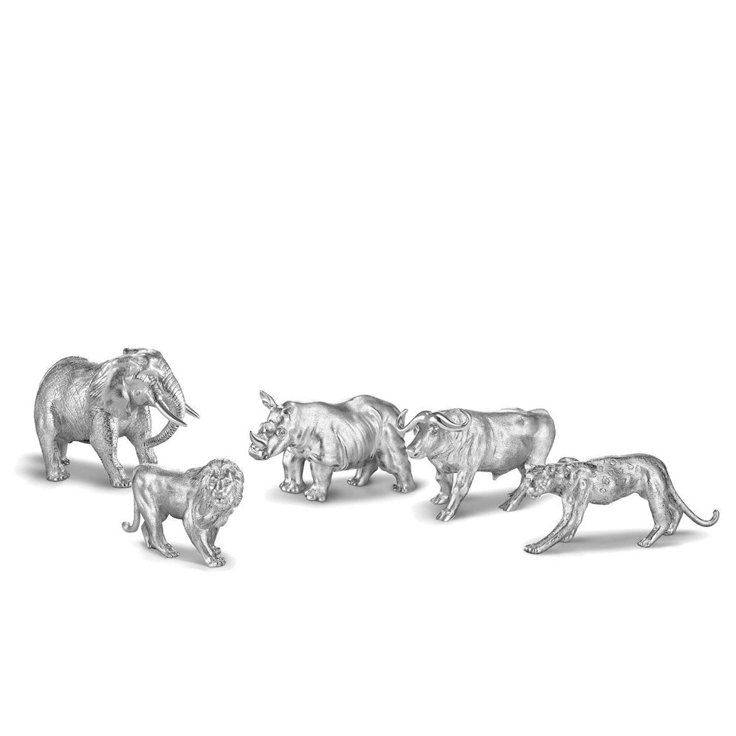 Lion Figurine in Sterling Silver
