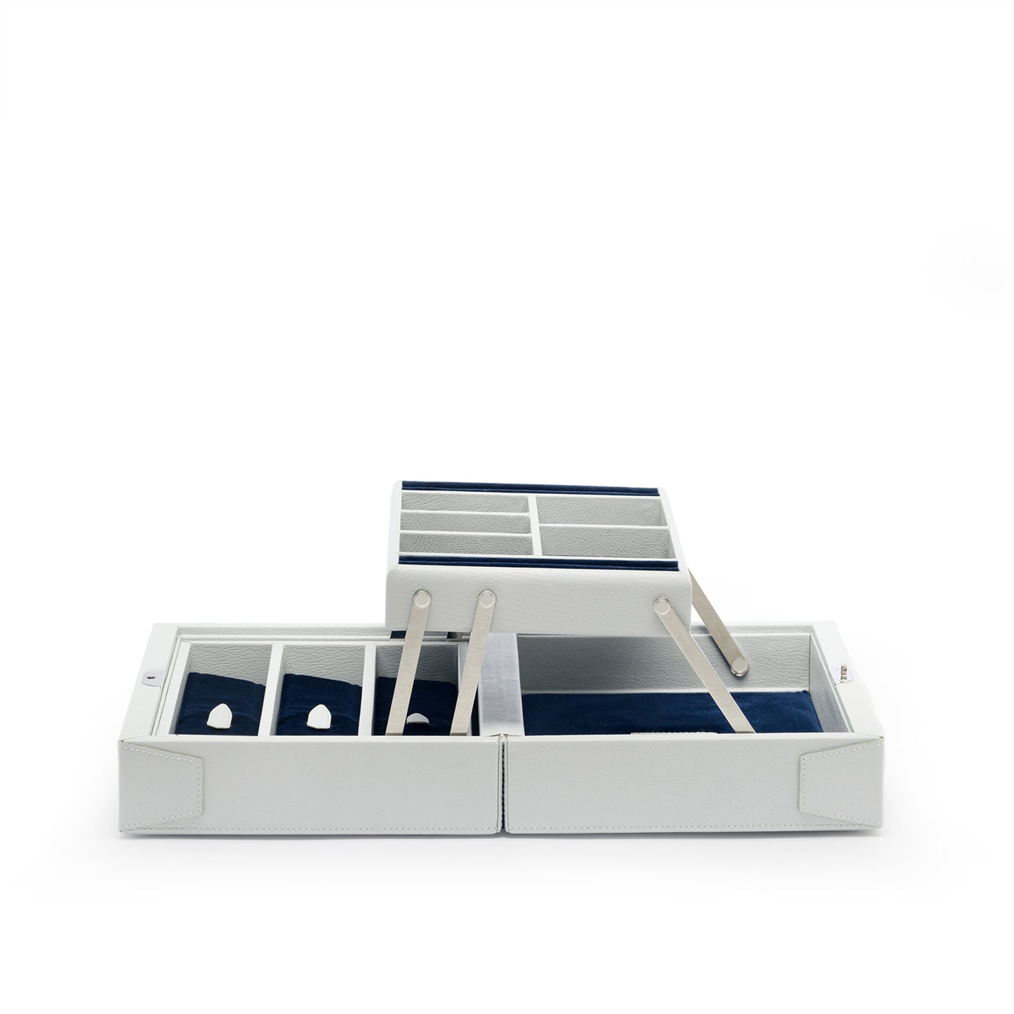 Heritage Large Jewel Case in Pebble Grain Leather