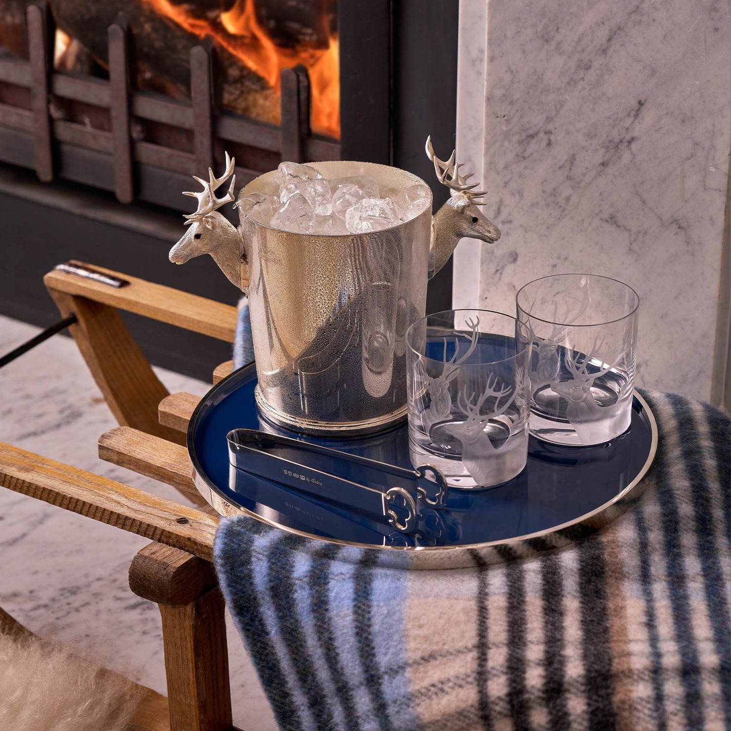 スタッグ シャンパンクーラー スターリングシルバー