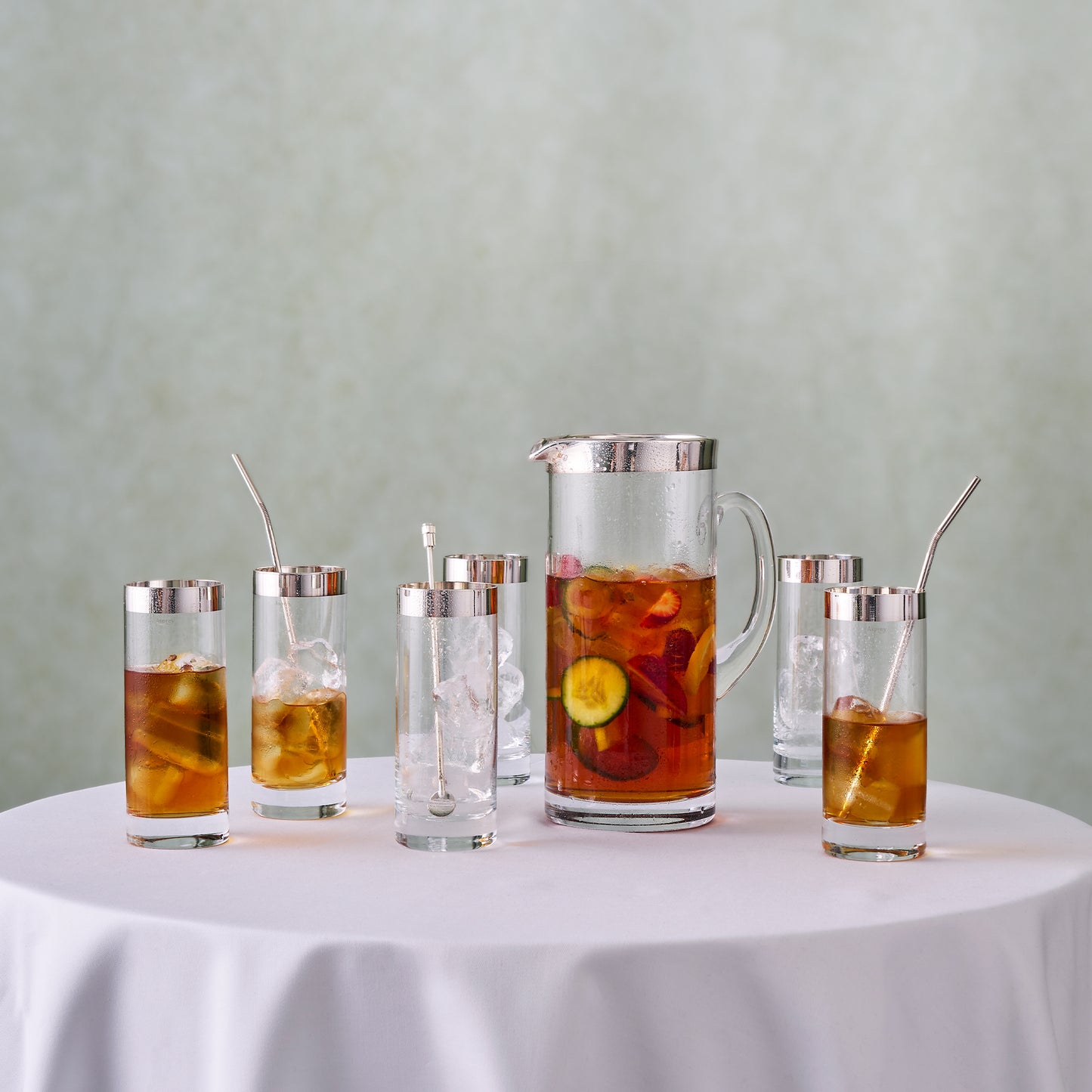Contemporary Pimms Set, Jug & Glasses